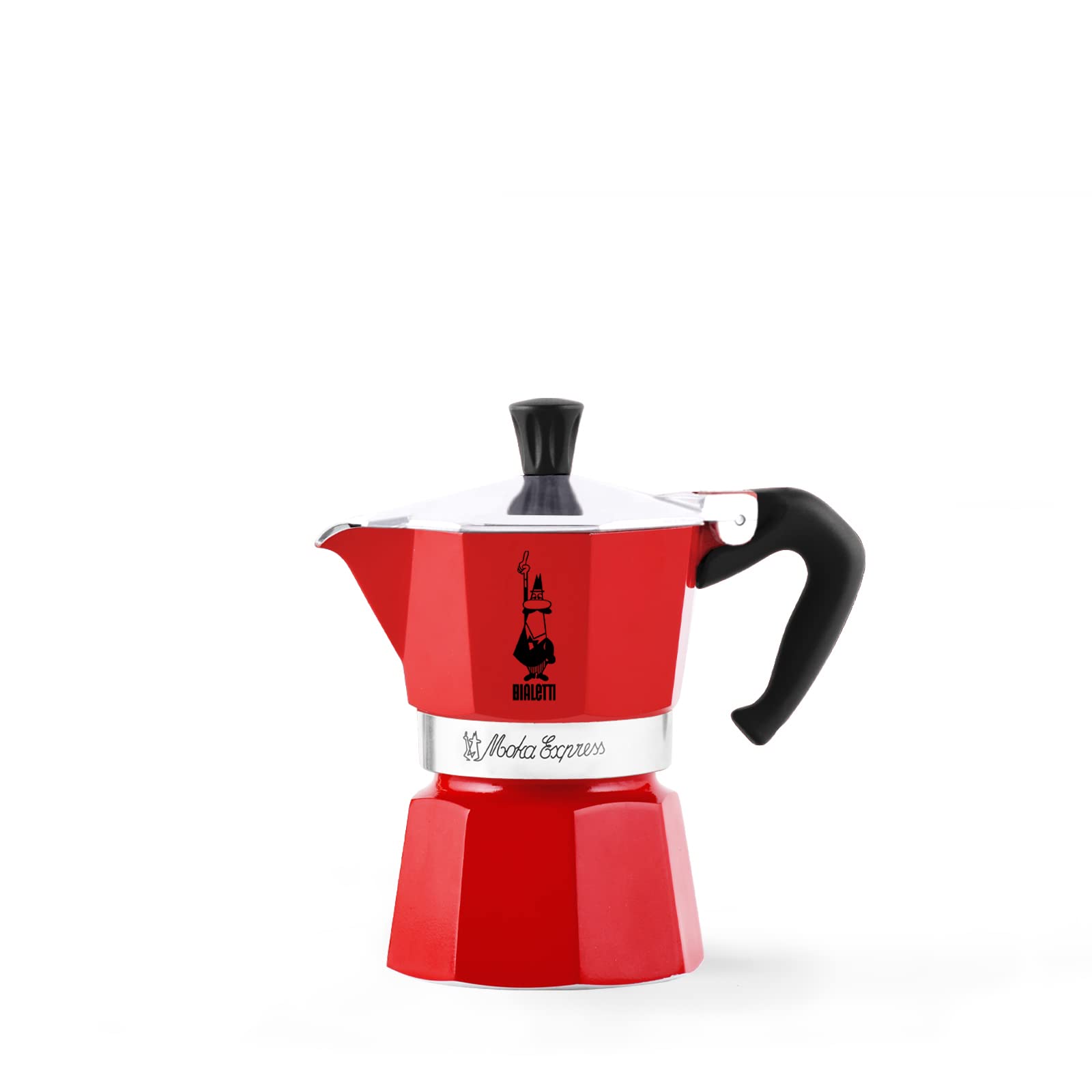 Foto 2 pulgar | Cafetera Espresso Bialetti Moka Express Roja para 6 Tazas - Venta Internacional