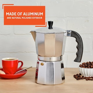 Foto 3 | Cafetera Imusa Usa B120-43v De Aluminio 6 Tazas Plateado - Venta Internacional