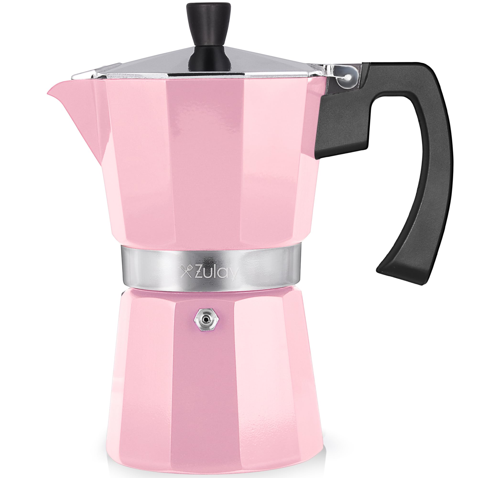 Foto 2 pulgar | Cafetera Moka Pot Espresso Zulay Premium 300 Ml, Rosa - Venta Internacional