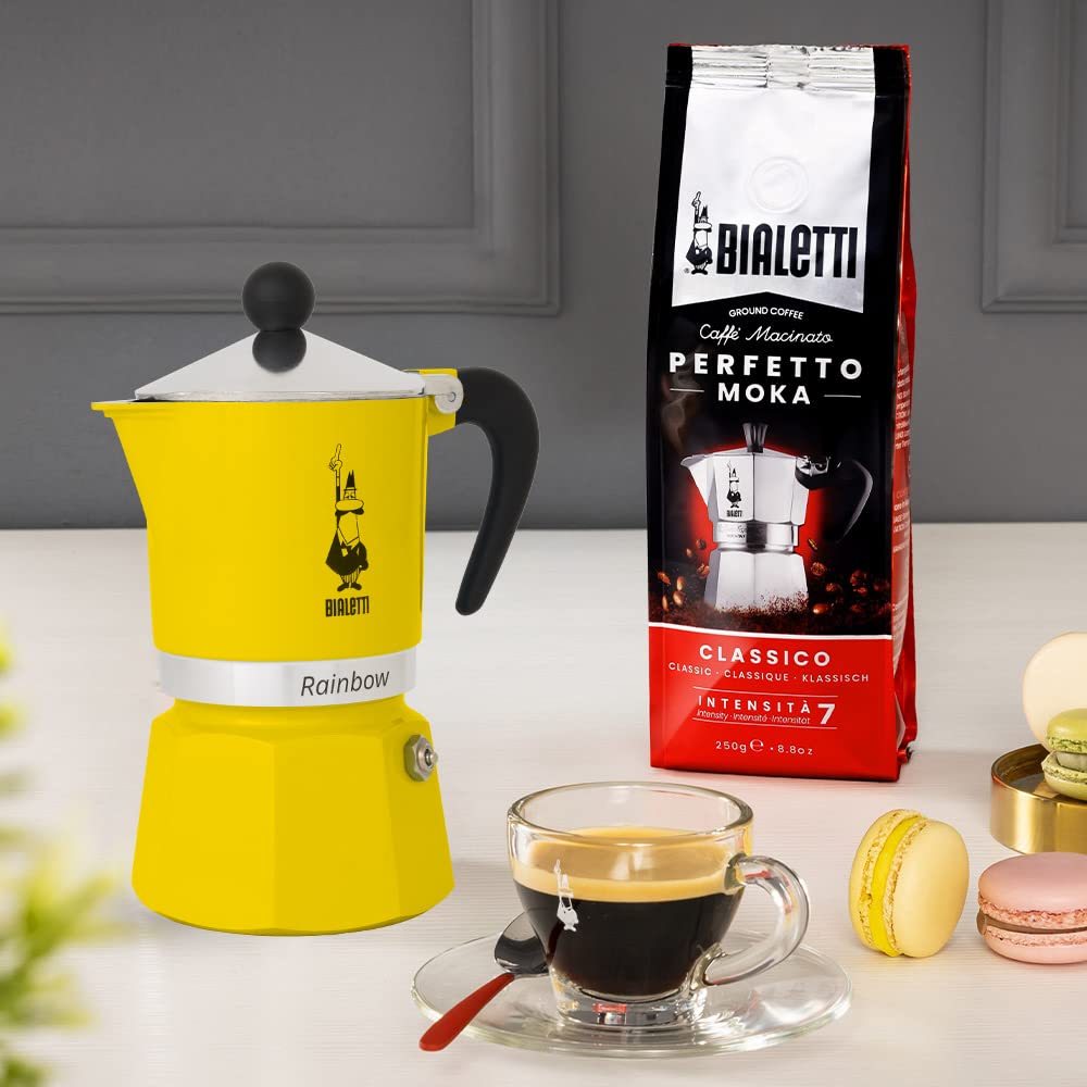 Foto 3 pulgar | Cafetera Bialetti Rainbow 4983 Amarilla 30 Cm - Venta Internacional.