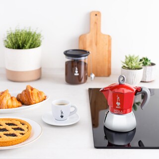 Foto 3 | Moka Pot Bialetti Moka Induction, 6 Tazas, Rojo Espresso - Venta Internacional.