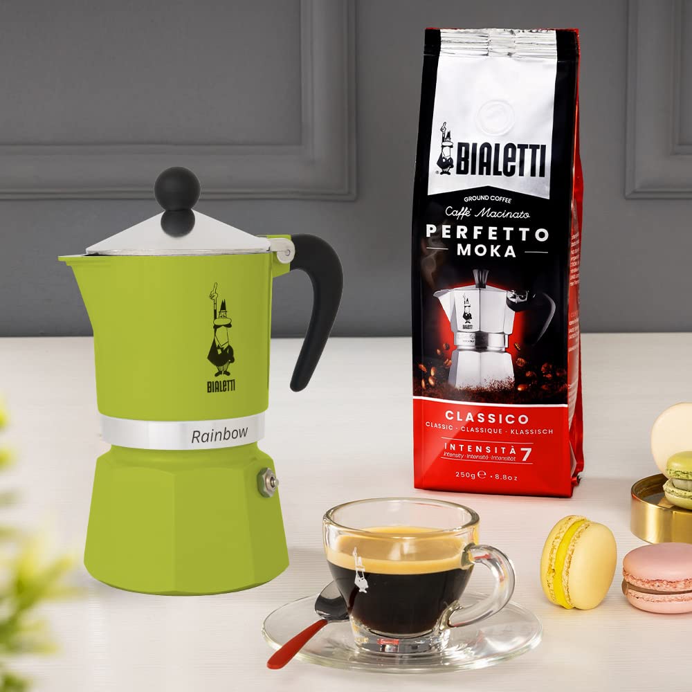 Foto 3 pulgar | Máquina De Café Espresso Bialetti Rainbow 4973 Verde 30 Cm - Venta Internacional.