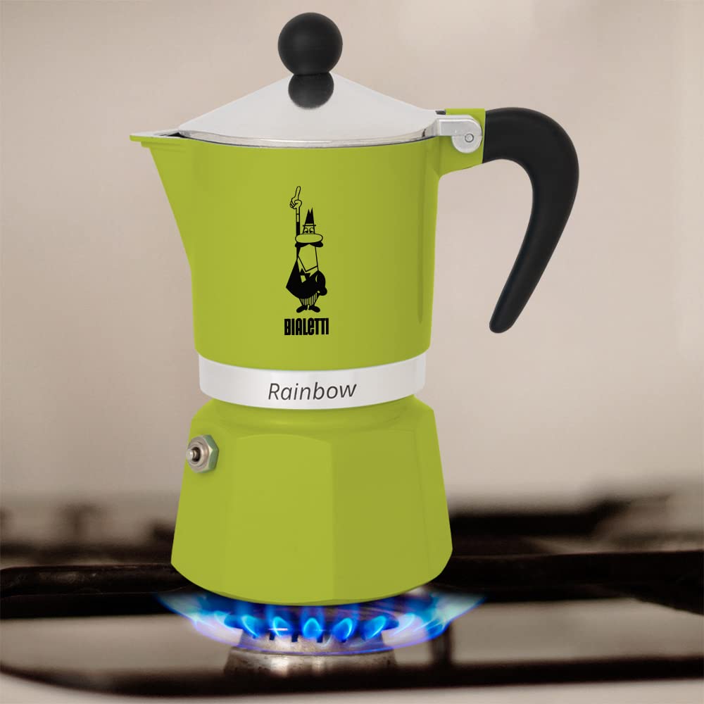 Foto 4 pulgar | Máquina De Café Espresso Bialetti Rainbow 4973 Verde 30 Cm - Venta Internacional.