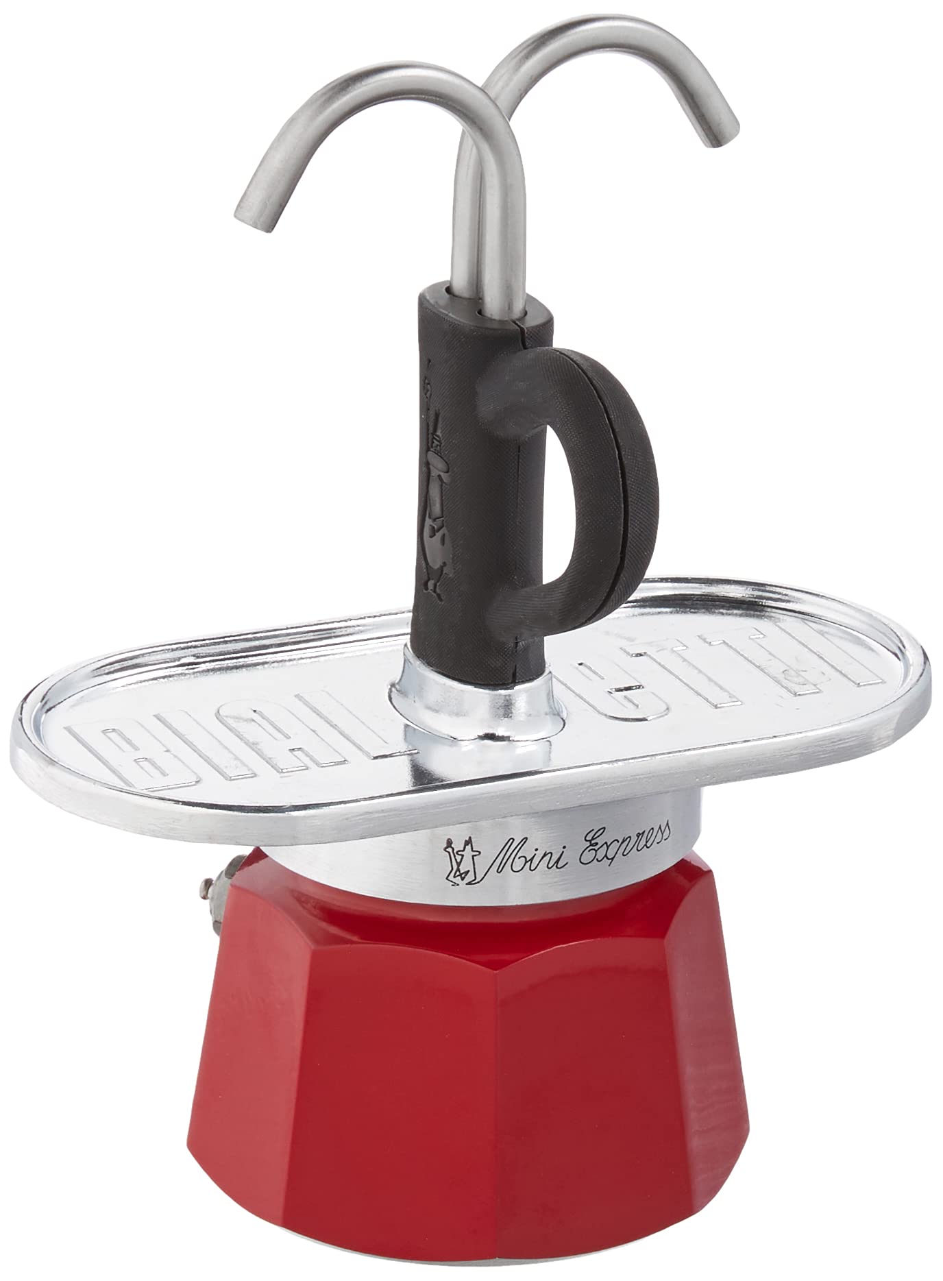 Foto 4 pulgar | Set Moka Bialetti Mini Express Magritte De 2 Tazas Con 2 Vasos, Color Rojo - Venta Internacional.