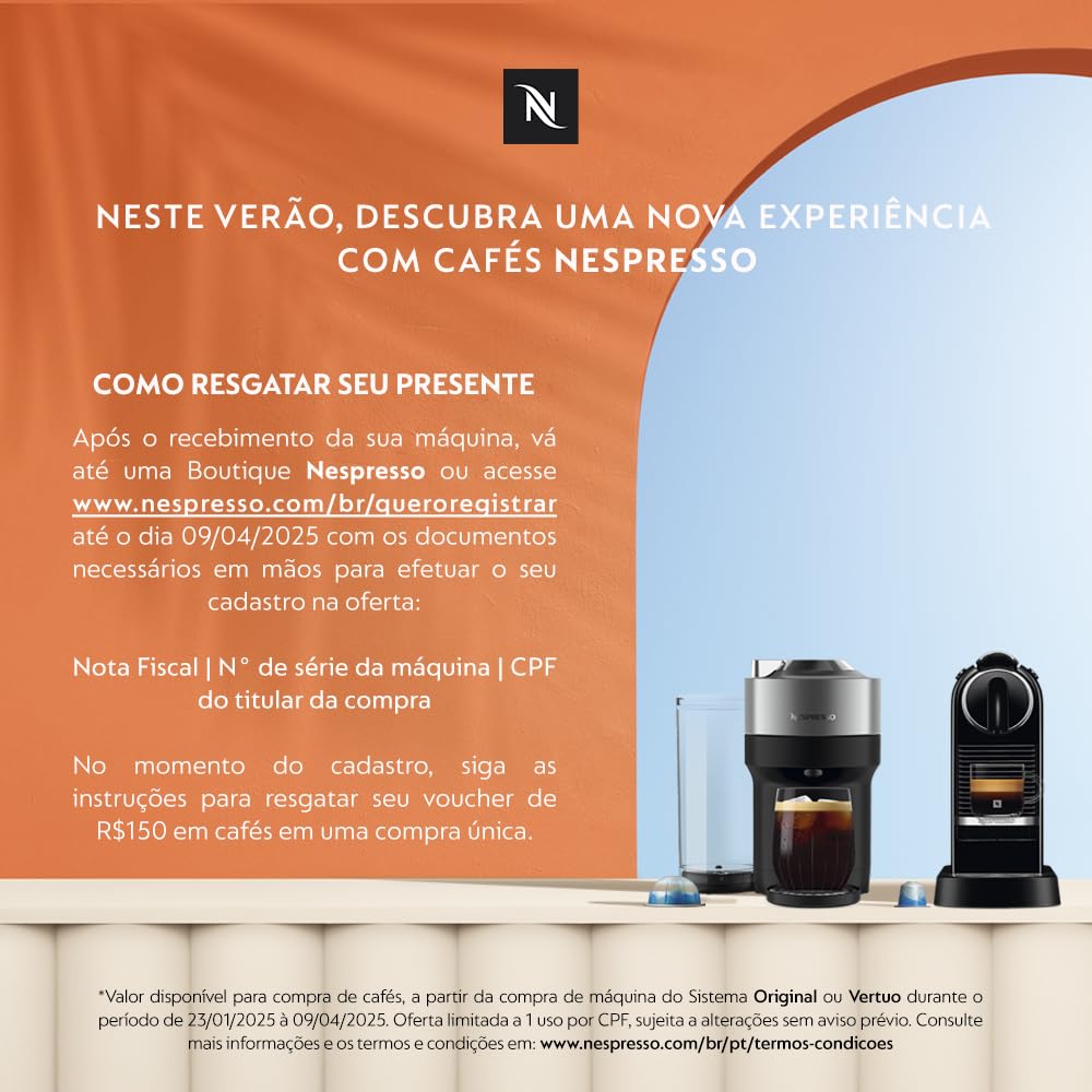 Foto 4 pulgar | Cafetera Nespresso Vertuo Pop Pepper Red 110v - Venta Internacional.