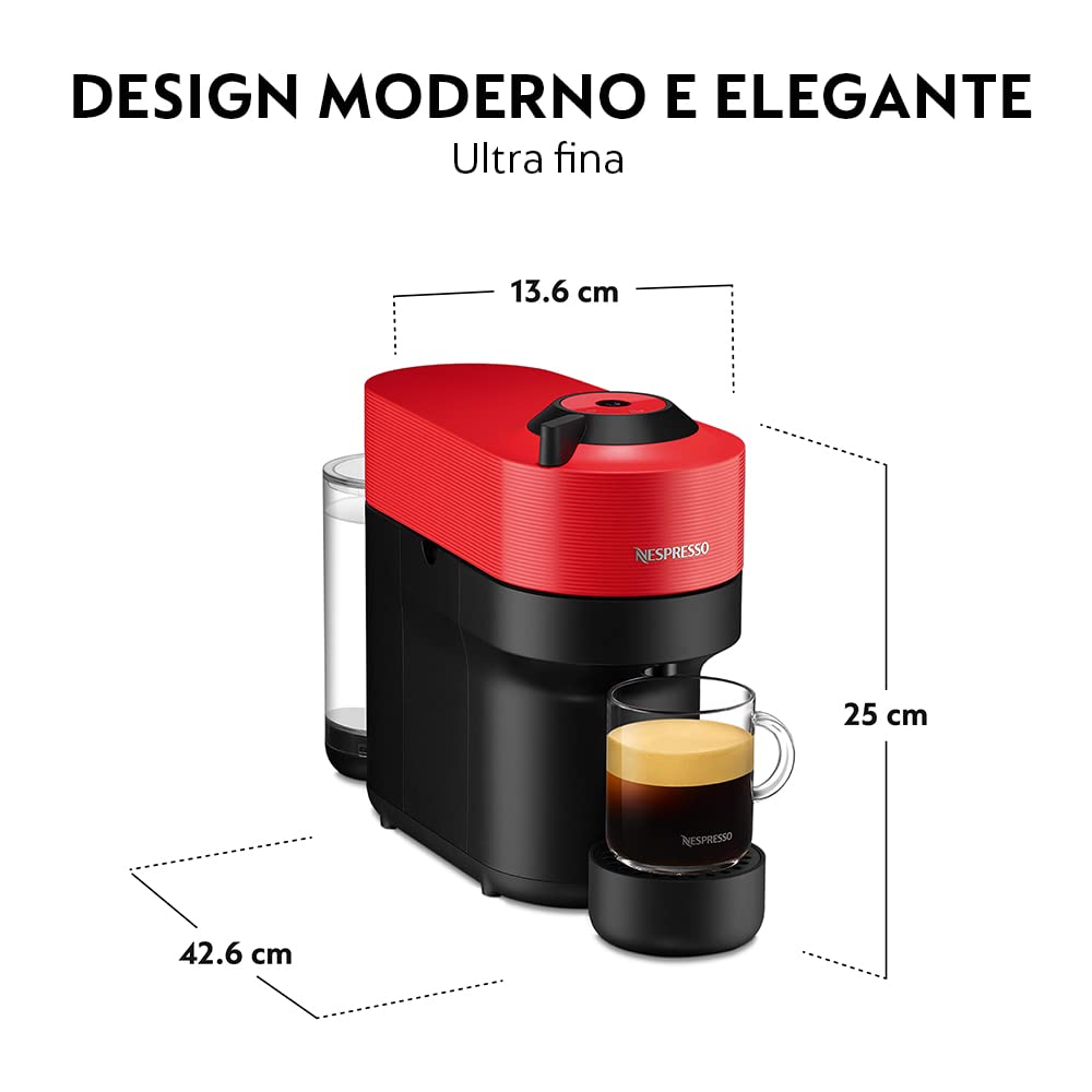 Foto 6 pulgar | Cafetera Nespresso Vertuo Pop Pepper Red 110v - Venta Internacional.
