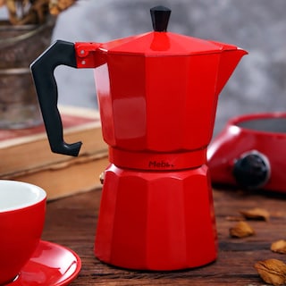 Foto 3 | Cafetera Italiana Roja para Expresso 6 Tazas