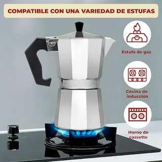 Foto 4 | Cafetera Moka Italiana Espresso Mebix TRD para 6 Tazas