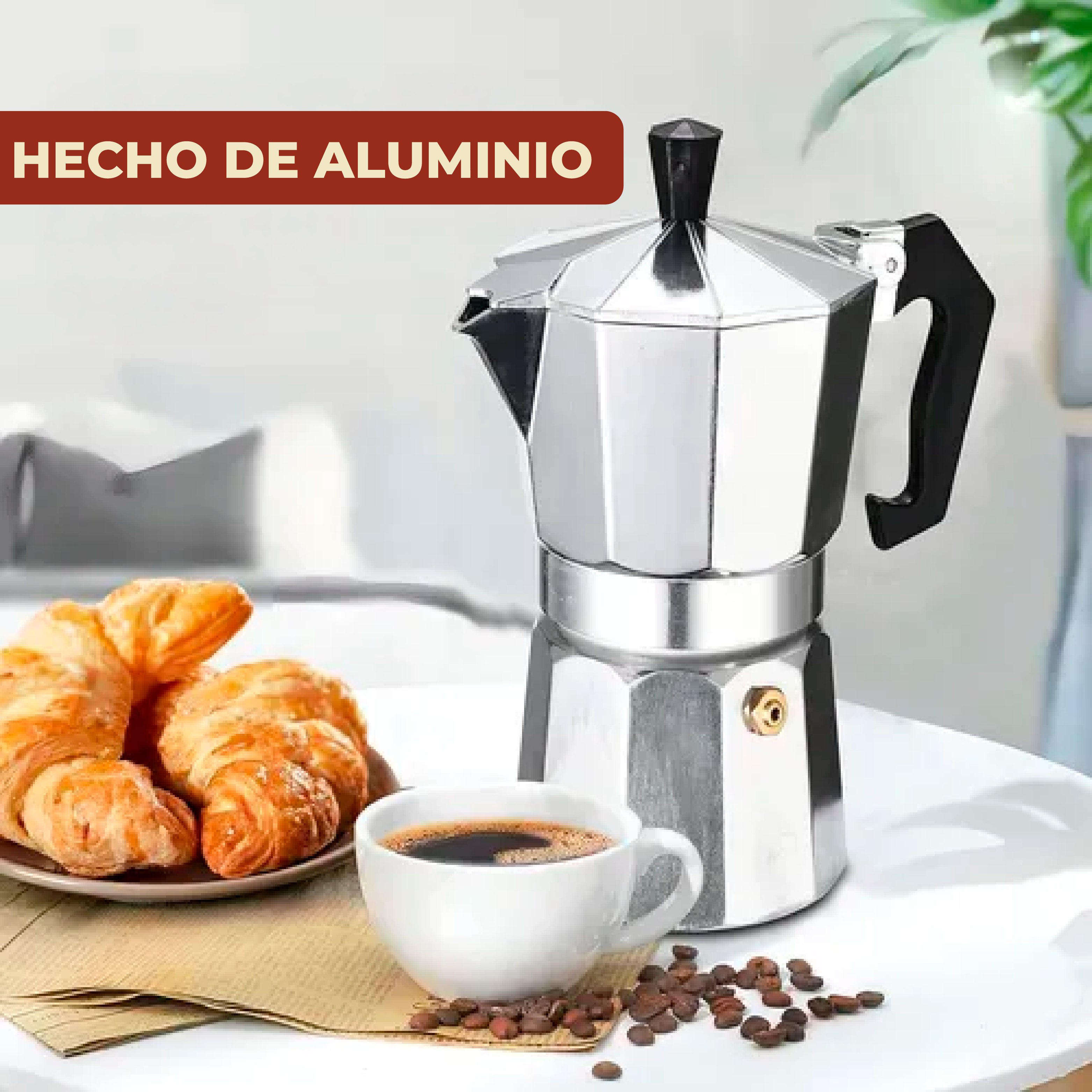 Foto 5 | Cafetera Moka Italiana Espresso Mebix TRD para 6 Tazas