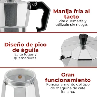 Foto 6 | Cafetera Moka Italiana Espresso Mebix TRD para 6 Tazas