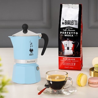 Foto 2 | Cafetera Espresso Stovetop Bialetti Rainbow 6 Tazas 250 ml - Venta Internacional