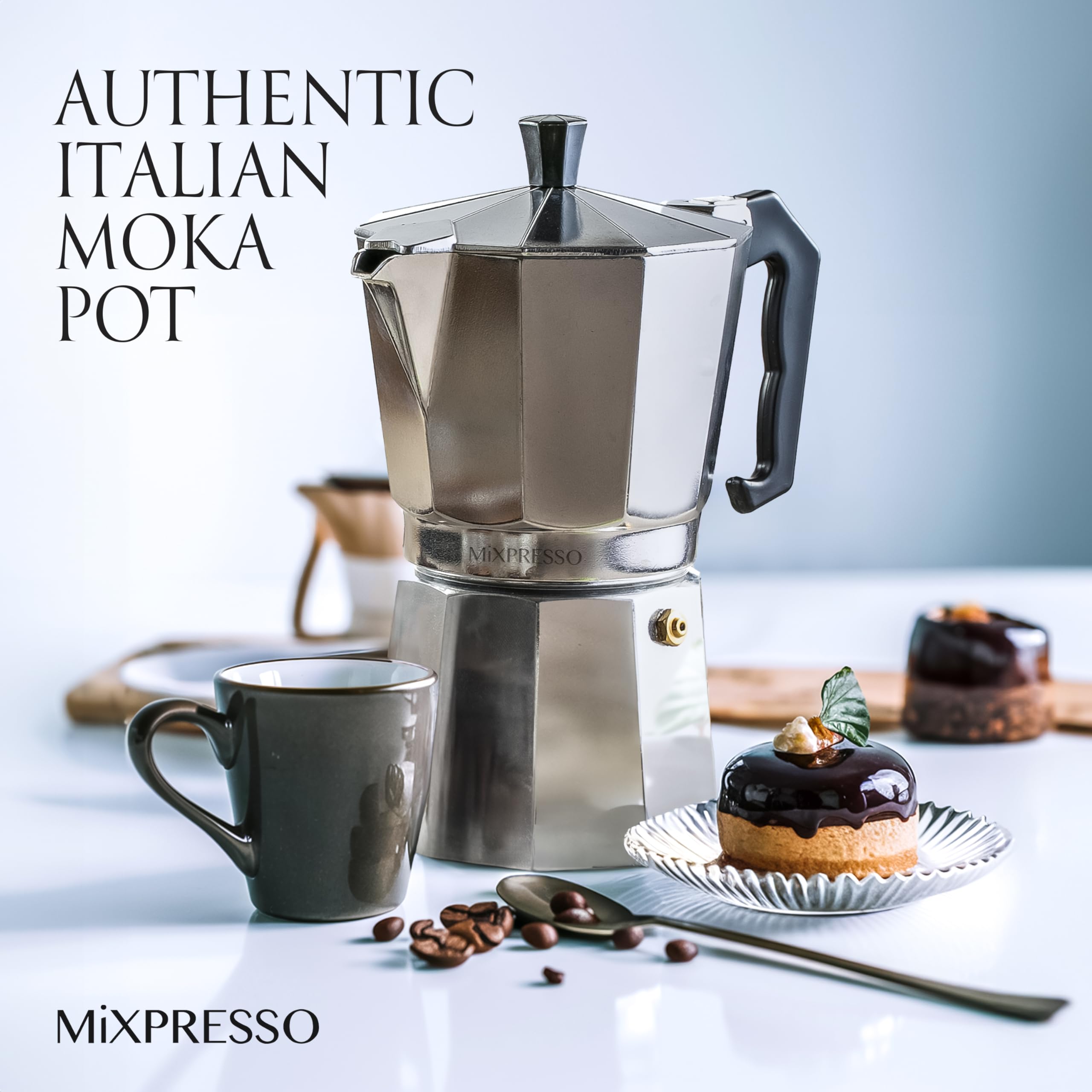 Foto 6 pulgar | Cafetera Cubana Moka Pot Mixpresso para 9 Tazas Cuerpo de Aluminio - Venta Internacional