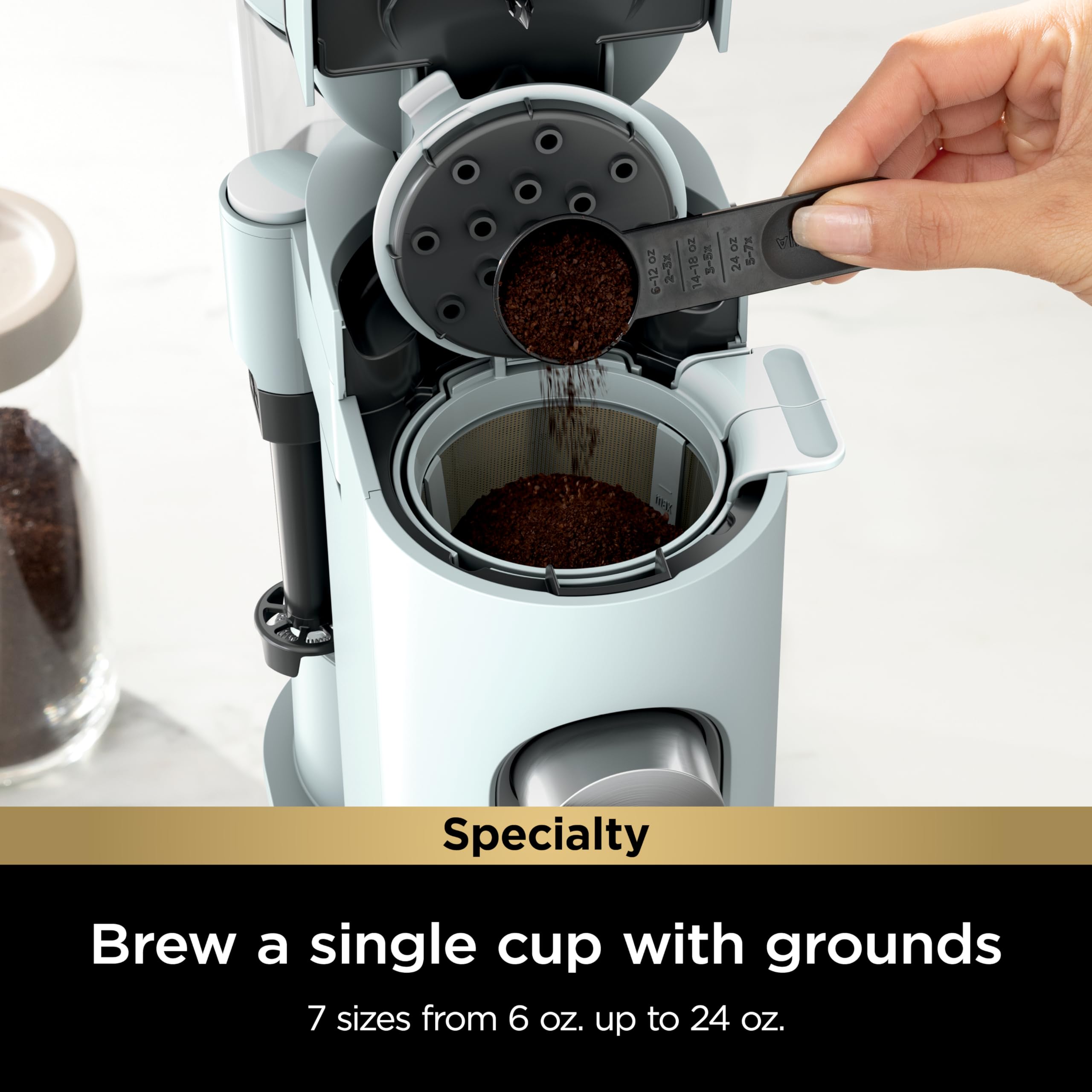 Foto 3 pulgar | Cafetera Ninja Pods & Grounds Con Espumador De Leche Azul - Venta Internacional.