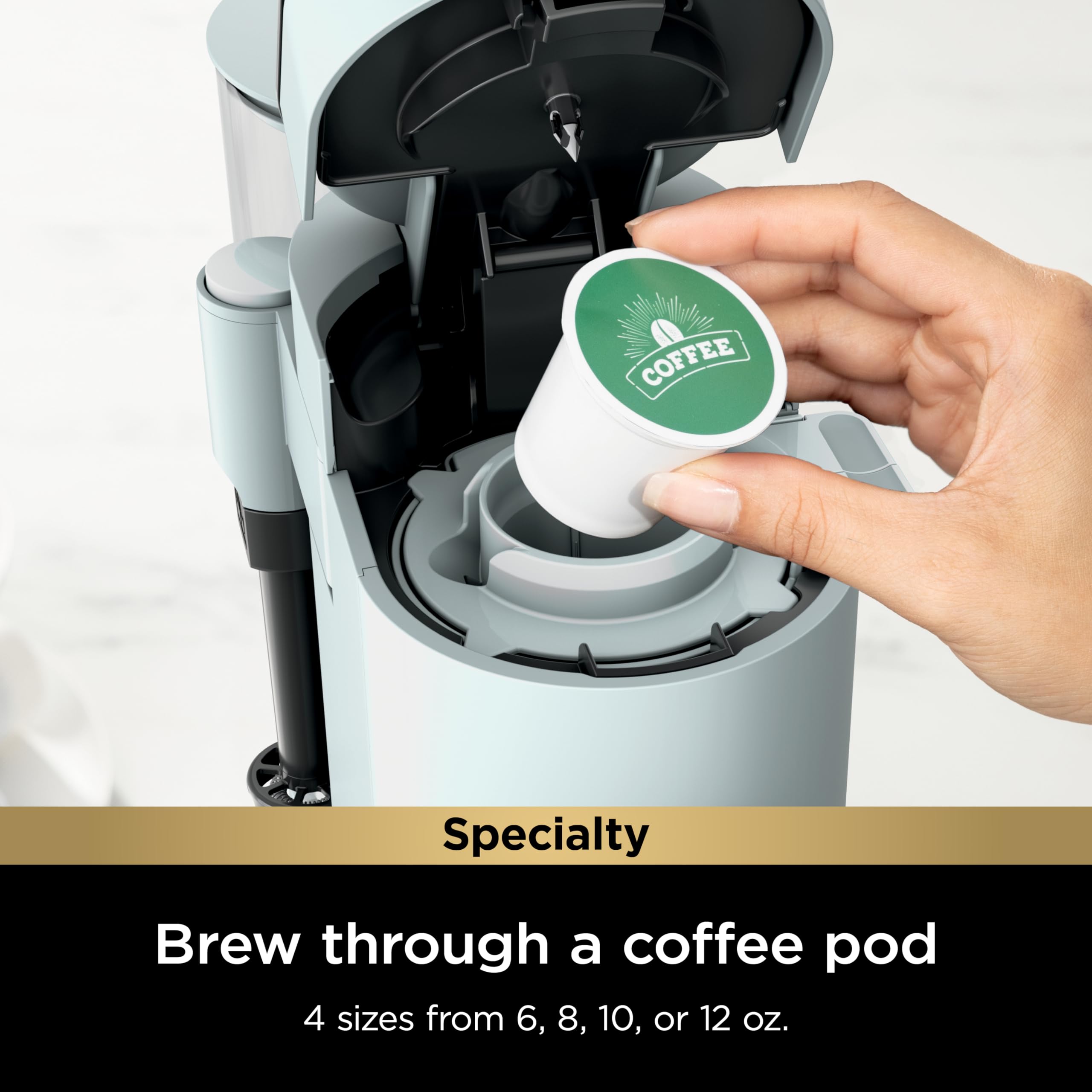 Foto 4 pulgar | Cafetera Ninja Pods & Grounds Con Espumador De Leche Azul - Venta Internacional.