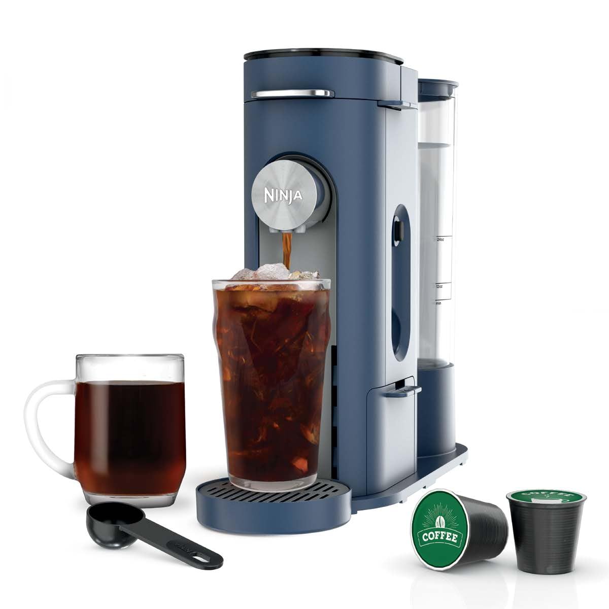 Cafetera Ninja Pods & Grounds De Una Sola Porción Pb041nv Navy - Venta Internacional. $3,049