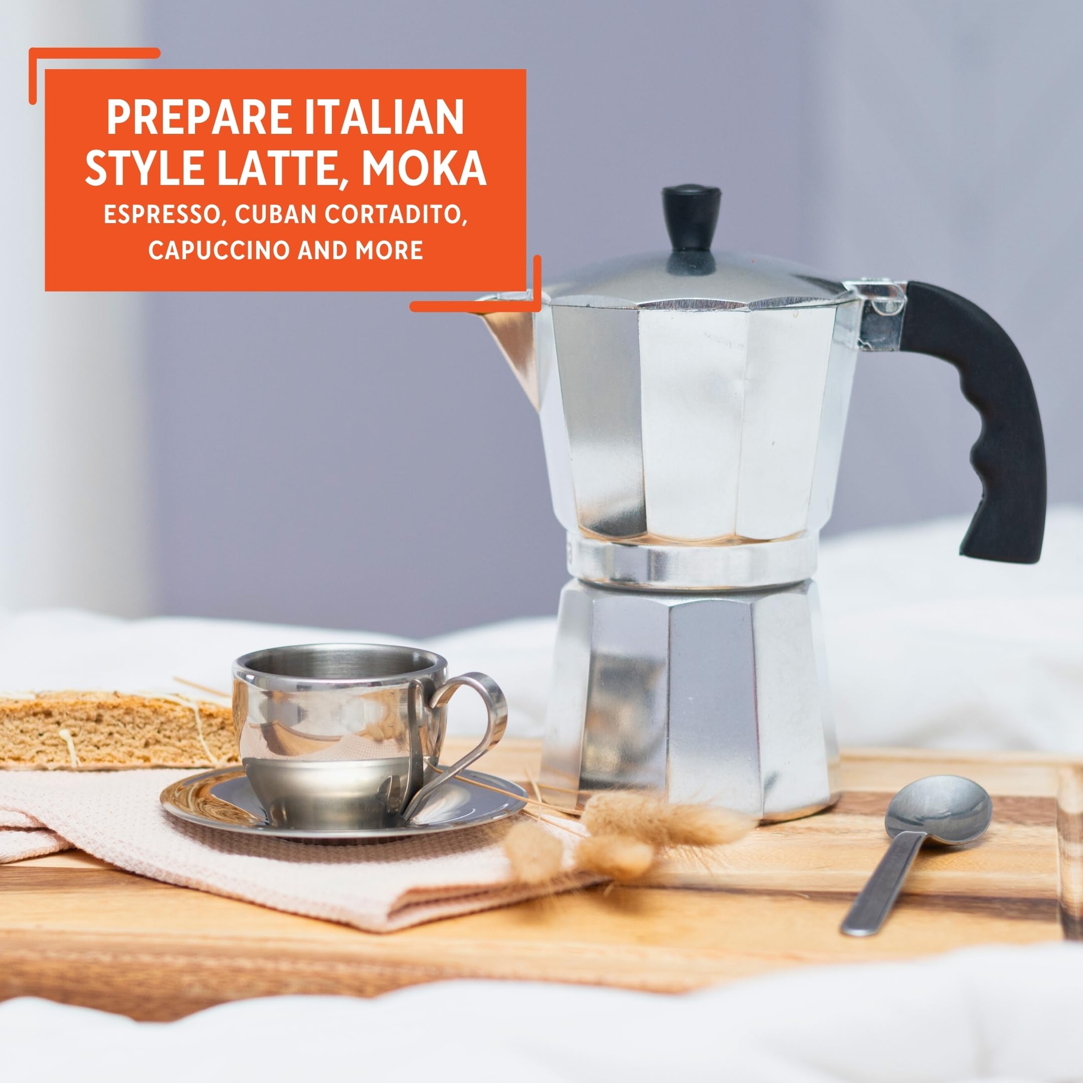 Foto 7 | Cafetera Con Estufa Imusa 12 Tazas De Aluminio Fundido - Venta Internacional.