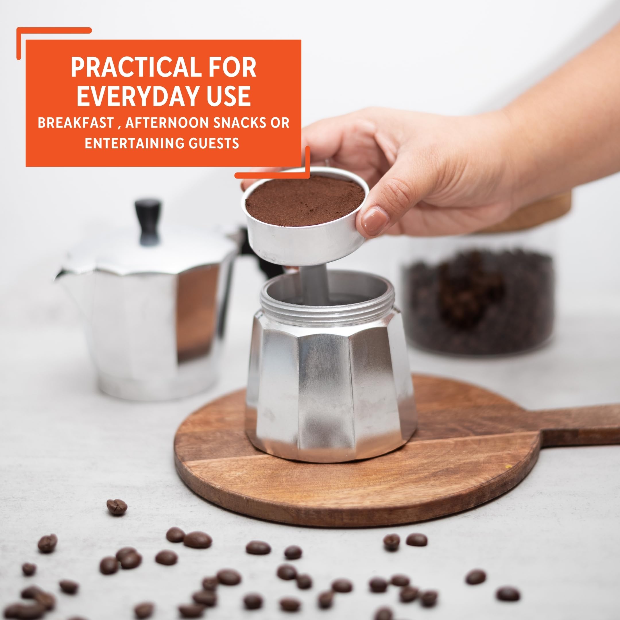Foto 6 | Cafetera Con Estufa Imusa De Aluminio Fundido Para 9 Tazas - Venta Internacional.