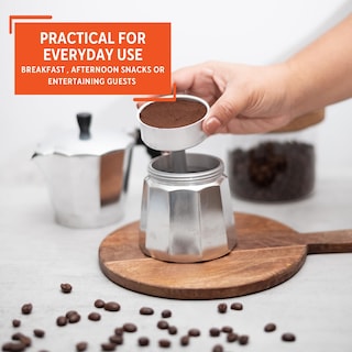Foto 6 | Cafetera Con Estufa Imusa De Aluminio Fundido Para 9 Tazas - Venta Internacional.