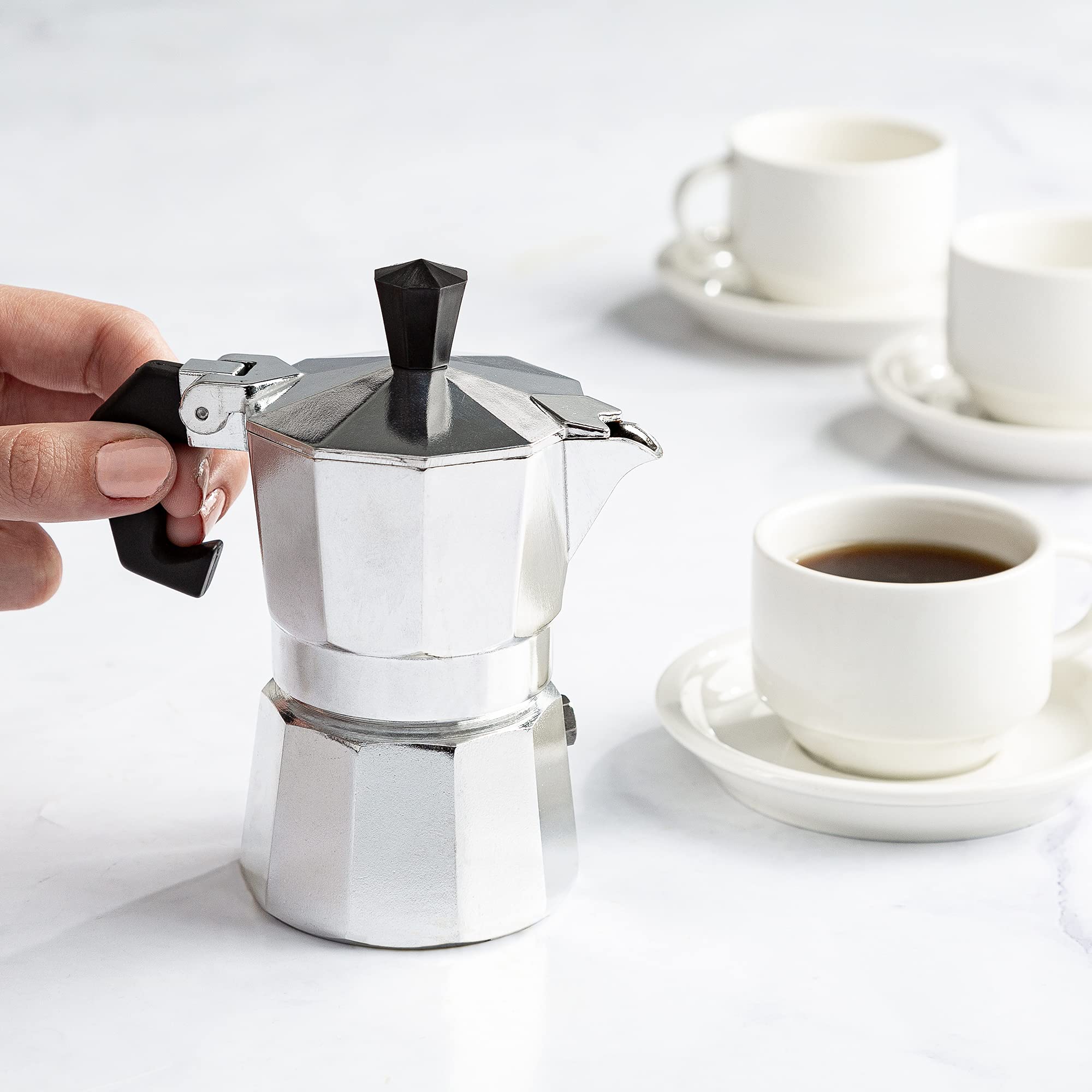 Foto 8 pulgar | Cafetera Y Espresso Primula Classic Silver - Venta Internacional.