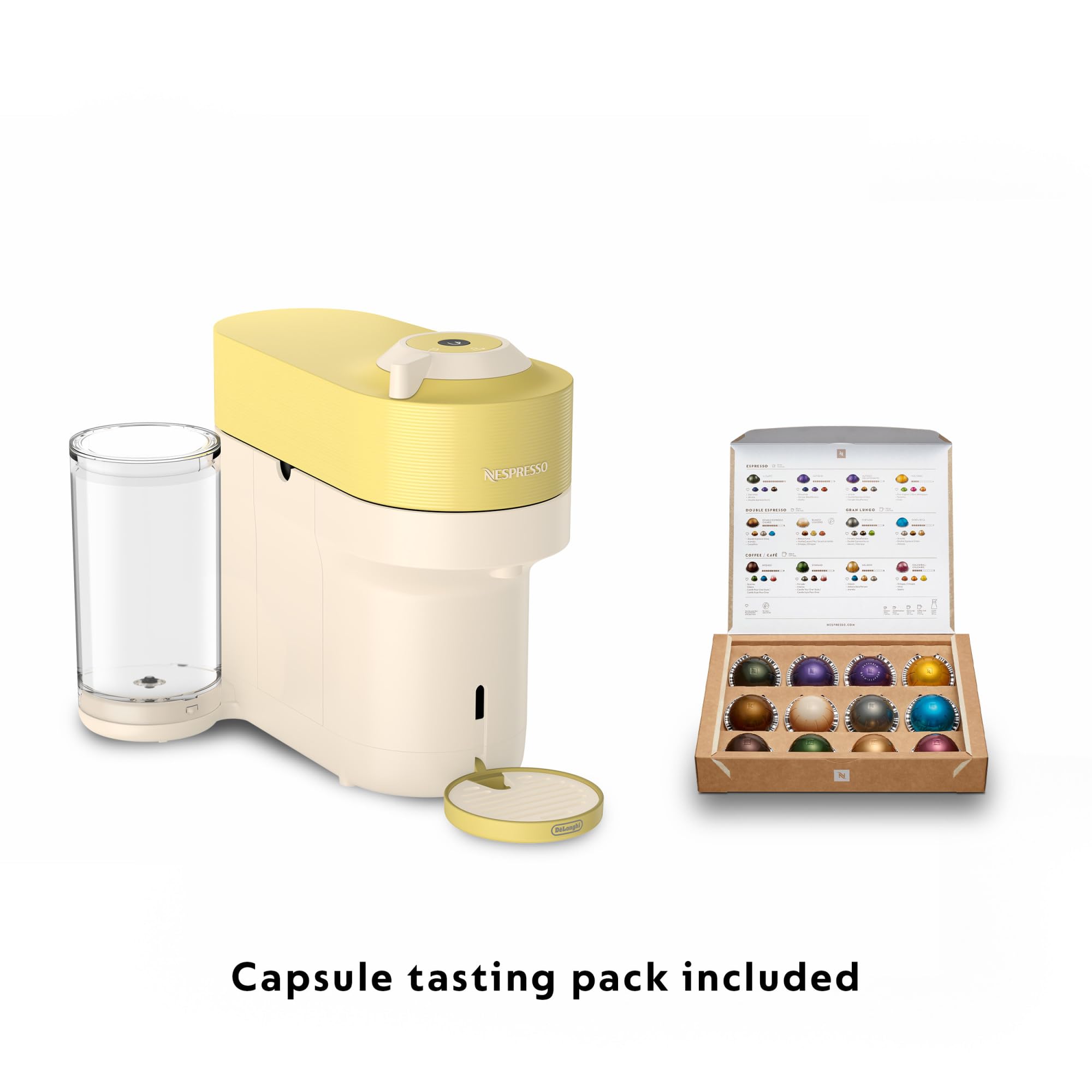 Foto 5 | Cafetera Y Cafetera Espresso Nespresso Vertuo Pop+ Amarillo Pastel - Venta Internacional.