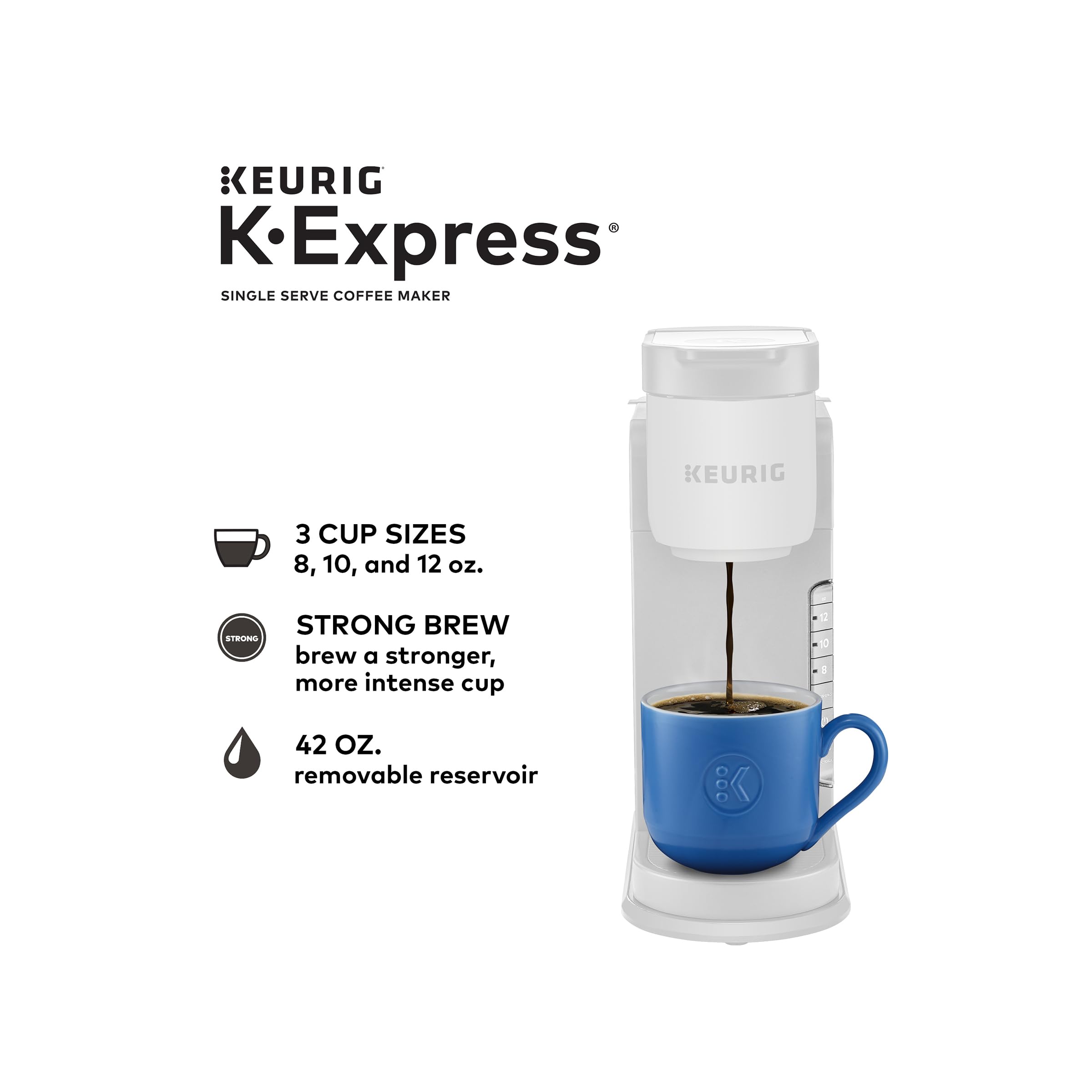Foto 3 pulgar | Cafetera Keurig K-express  Cápsula K-cup De Una Sola Porción  1250 Ml - Venta Internacional.