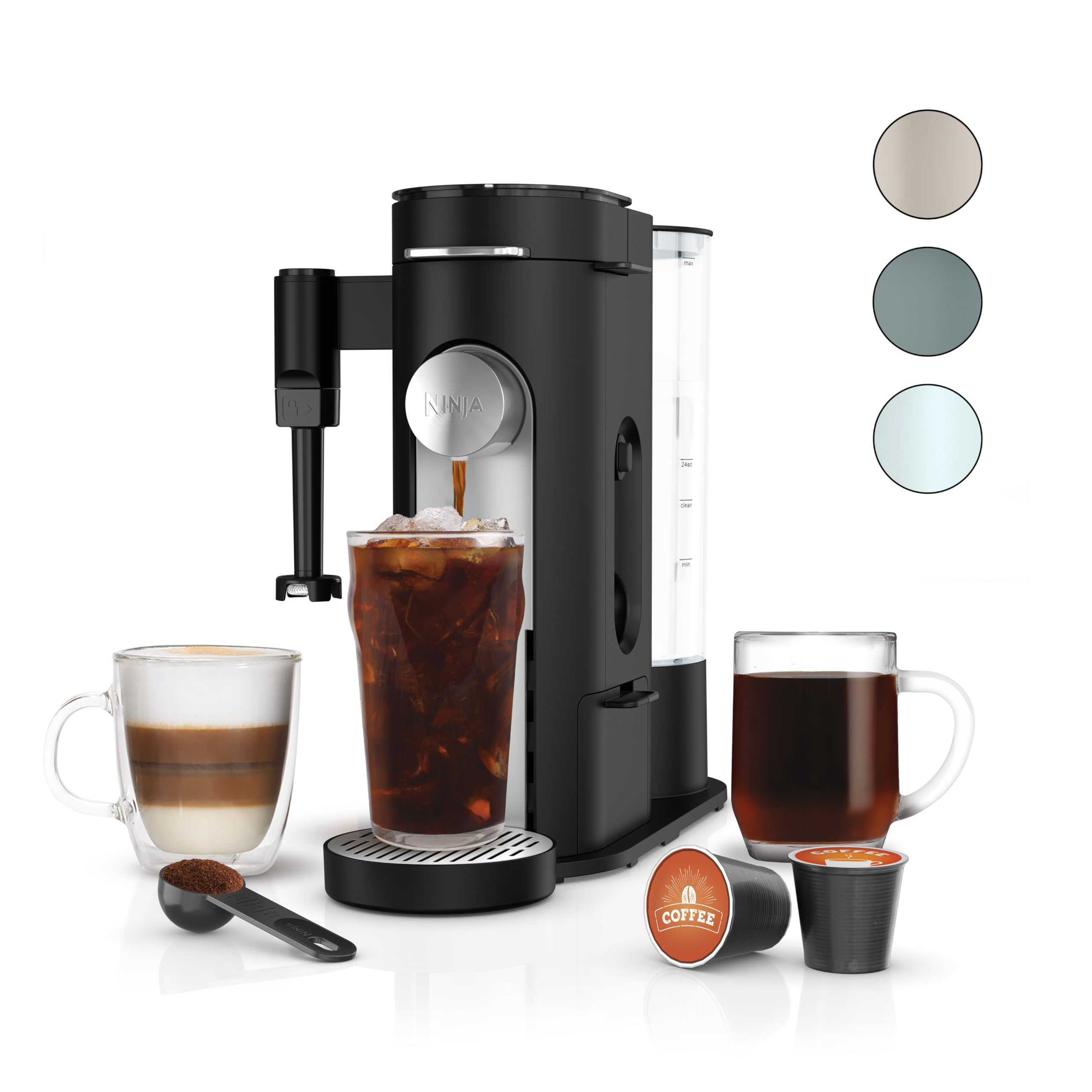 Foto 2 pulgar | Cafetera Ninja Pod & Grounds Con Espumador De Leche De 1 65 Litros - Venta Internacional.