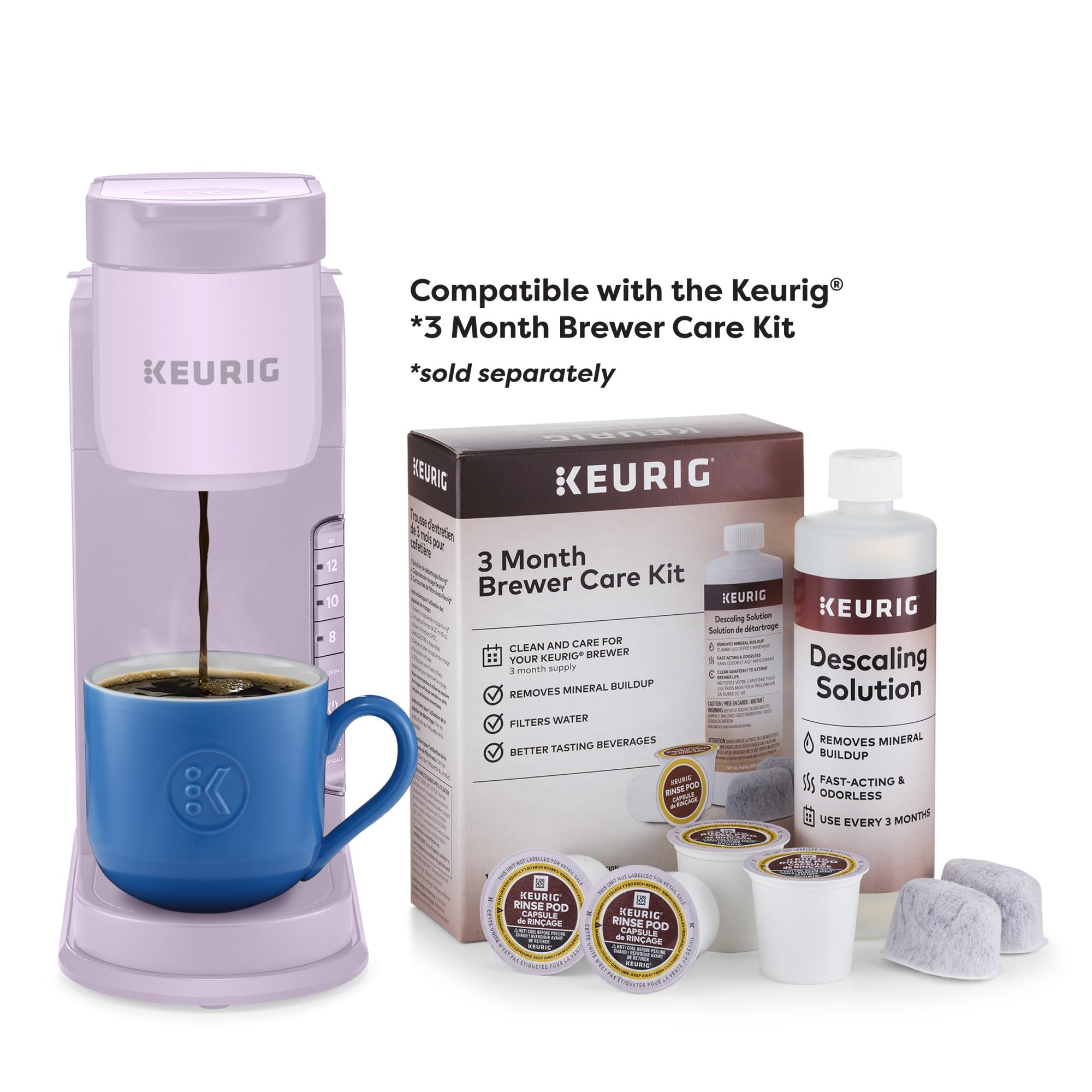 Foto 7 pulgar | Cafetera Keurig K-express K-cup De Una Sola Porción En Cápsula Lavanda - Venta Internacional.