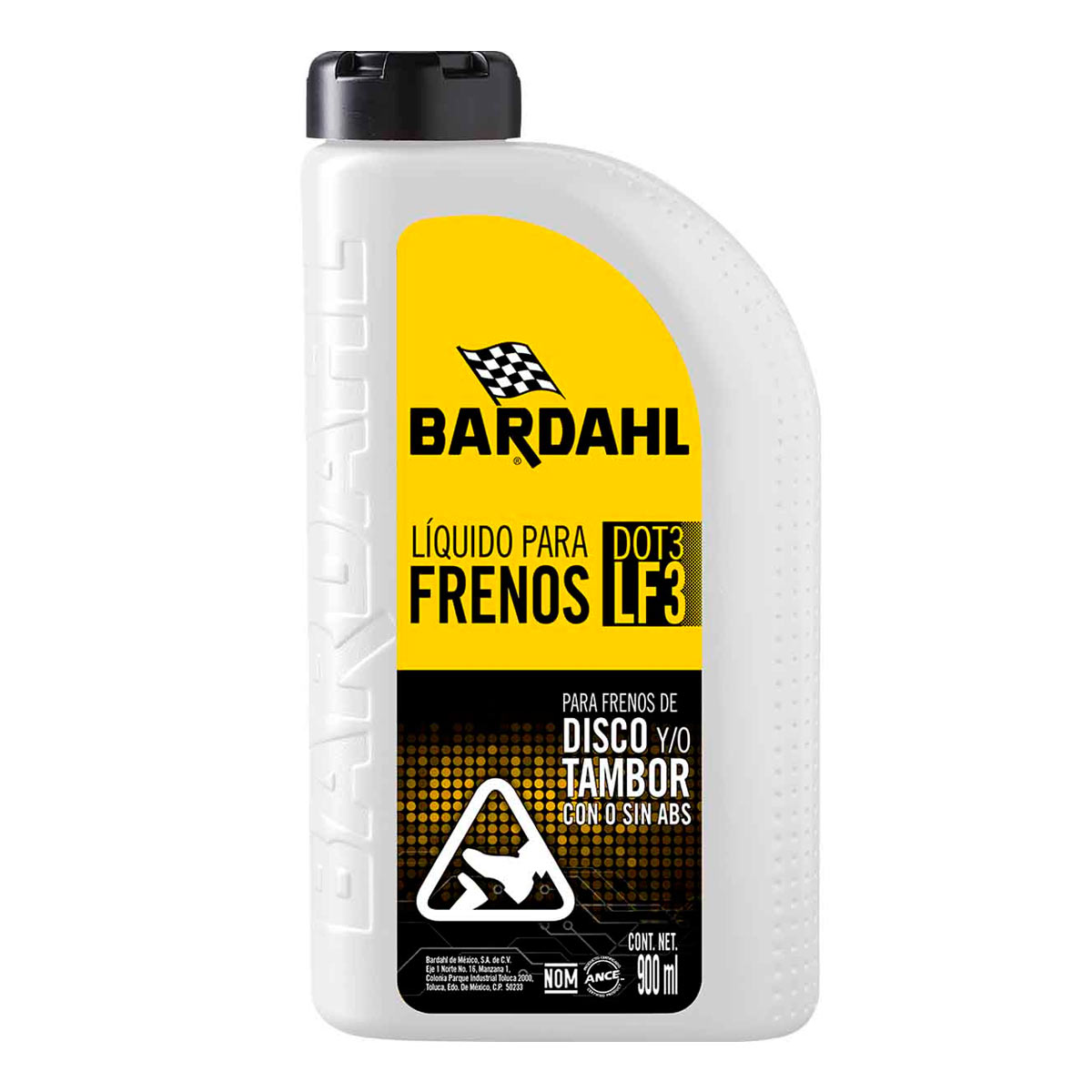 Liquido para Frenos Disco YyTambor Bardahl de 350 ml Dot3 Lf3