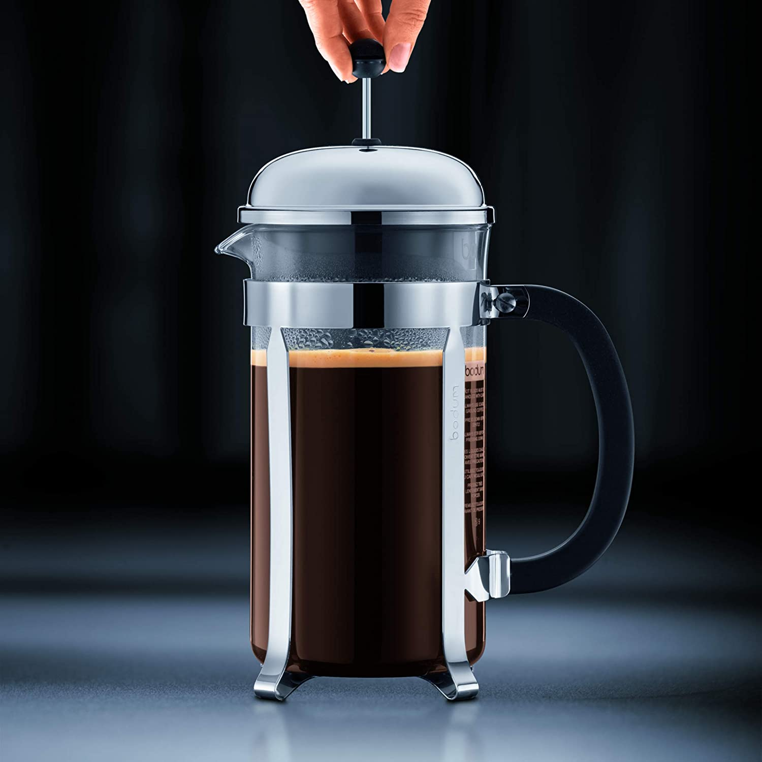 Foto 6 pulgar | Cafetera Bodum French Press Negra 1 Litro - Venta Internacional