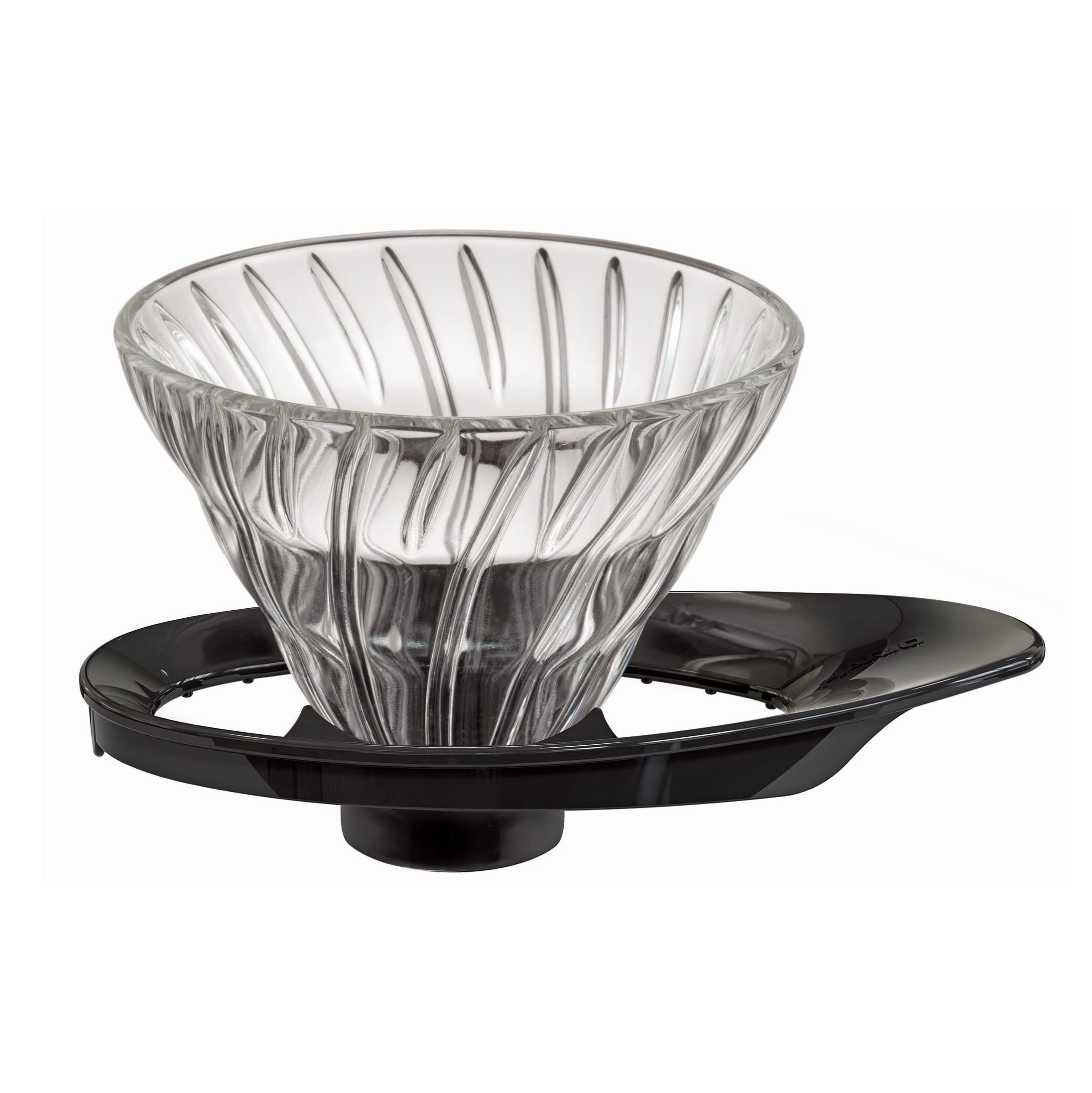 Gotero De Café Hario V60 Vdgr-01-b De Vidrio Resistente Al Calor Negro - Venta Internacional.