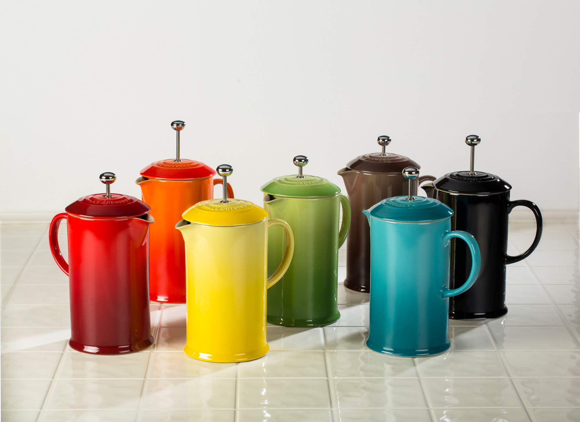 Foto 3 | Prensa Francesa Le Creuset De Gres Caribeño, 1 Litro - Venta Internacional.