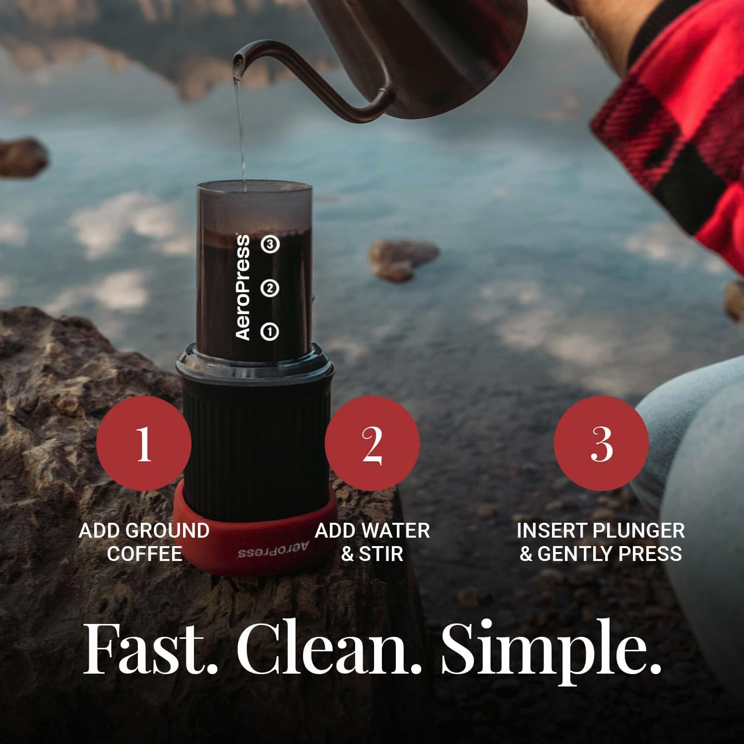 Foto 4 pulgar | Prensa de Café Aeropress Go Travel 3 en 1 con Taza y Tapa - Venta Internacional