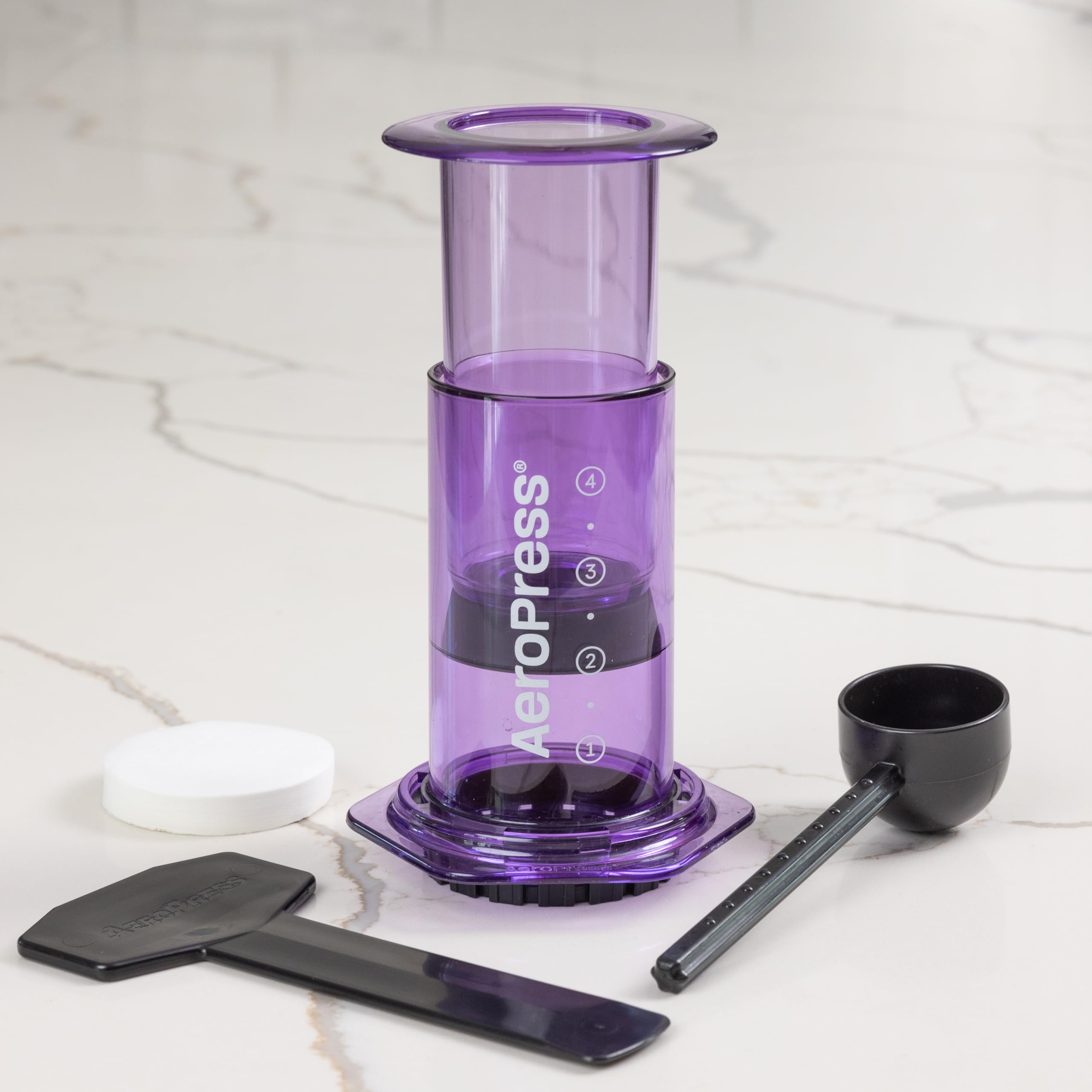 Foto 7 pulgar | Coffee Press Aeropress Purple 3 en 1 - Venta Internacional
