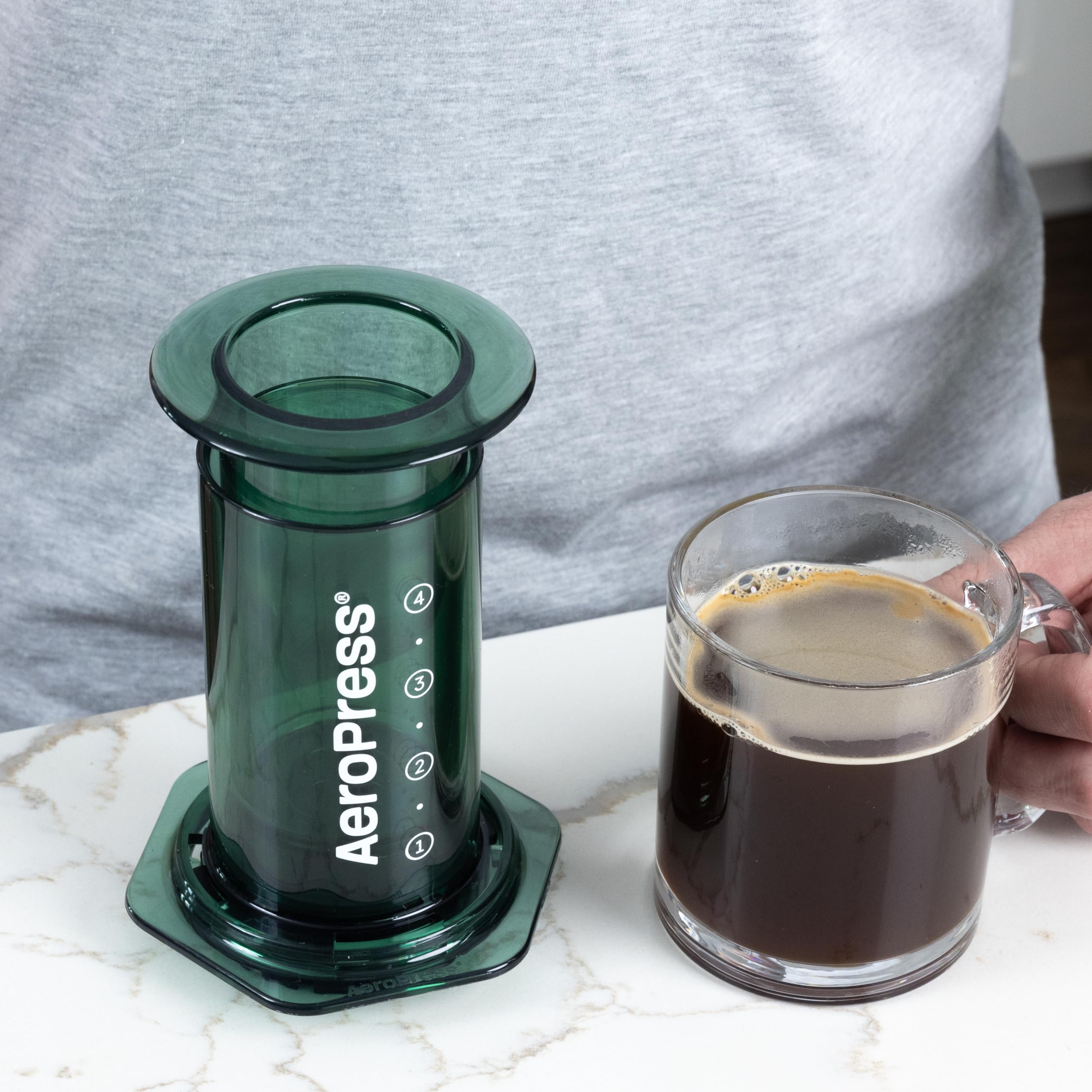 Foto 4 pulgar | Coffee Press Aeropress Green 3 en 1 - Venta Internacional