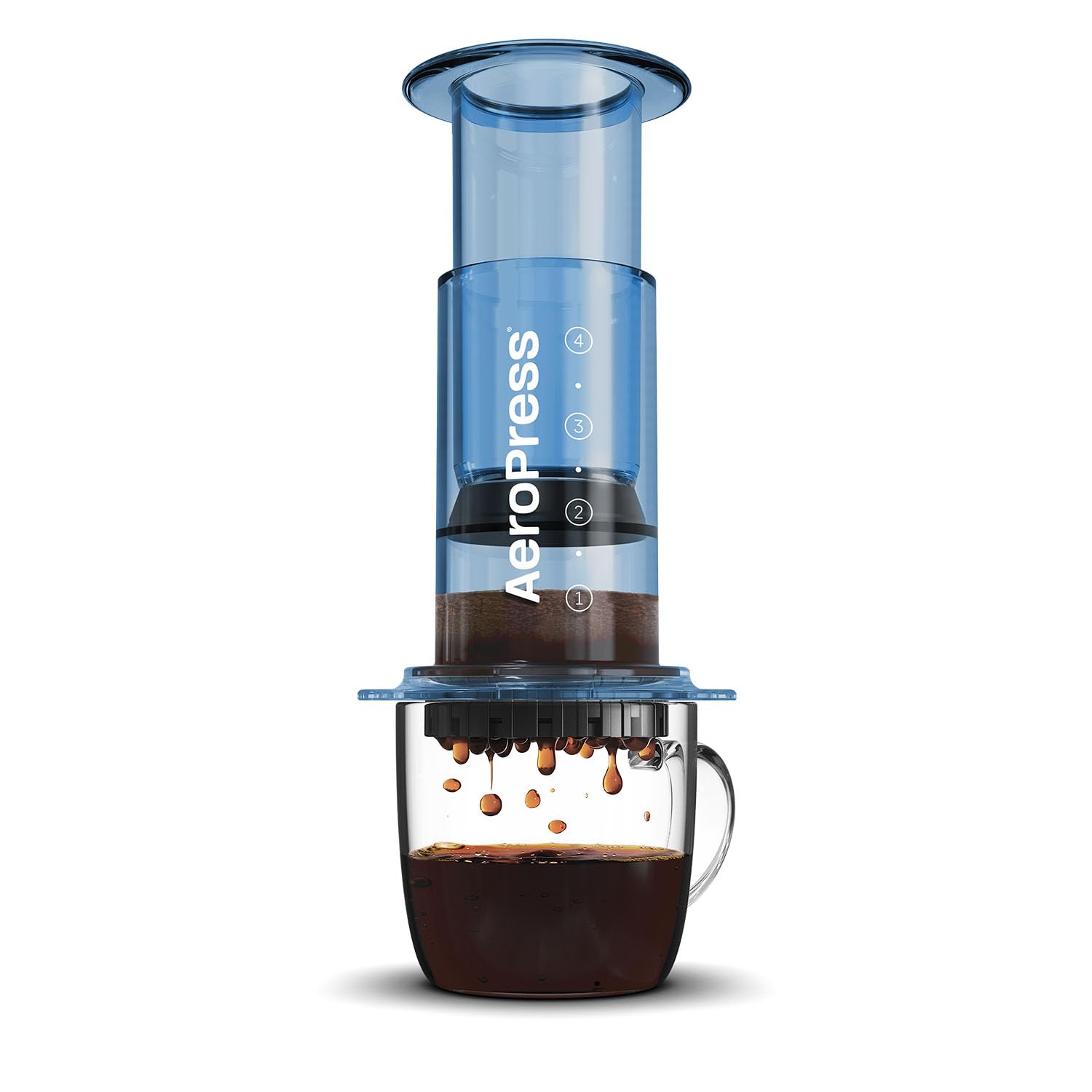 Foto 2 pulgar | Coffee Press Aeropress Blue 3 En 1 - Venta Internacional