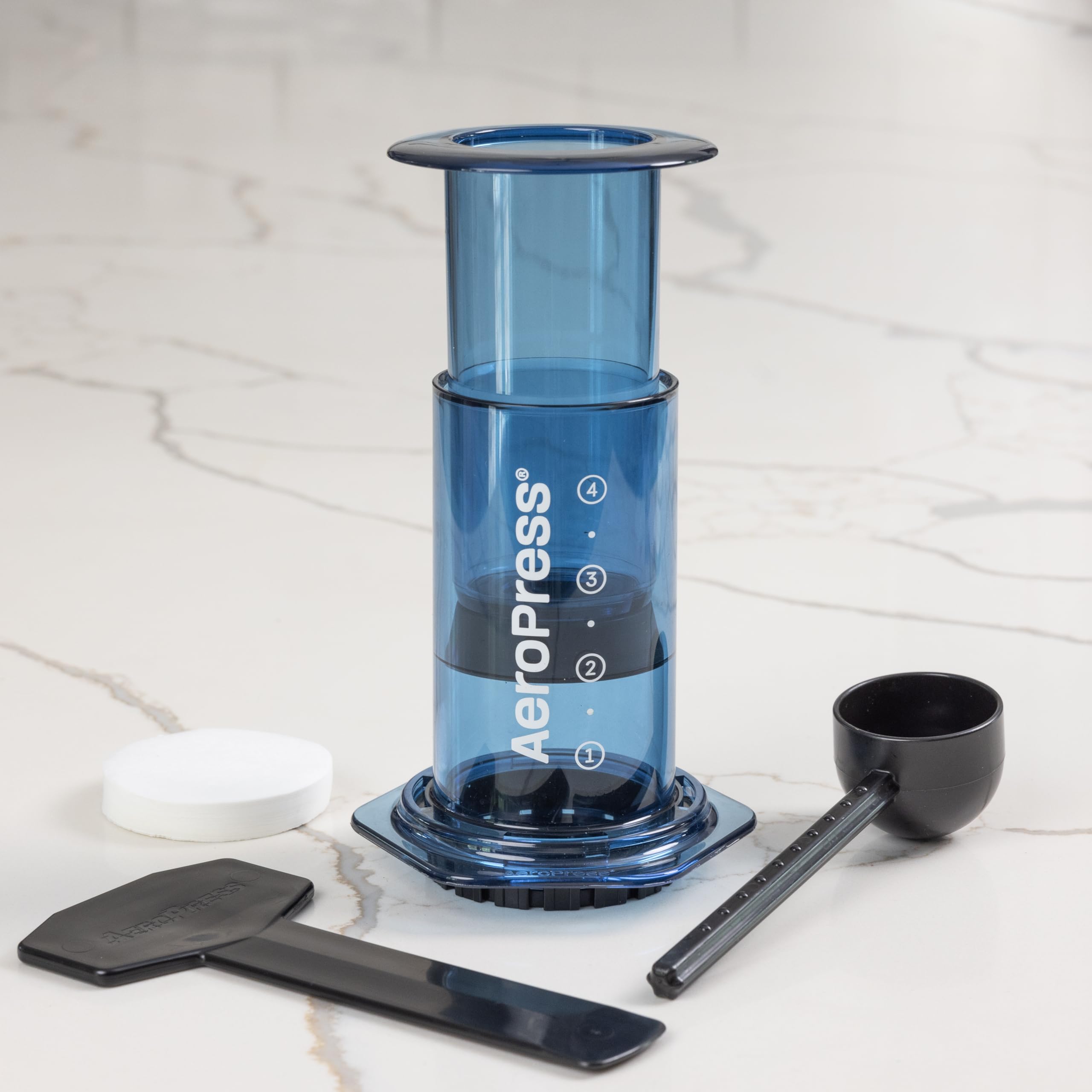 Foto 7 pulgar | Coffee Press Aeropress Blue 3 En 1 - Venta Internacional