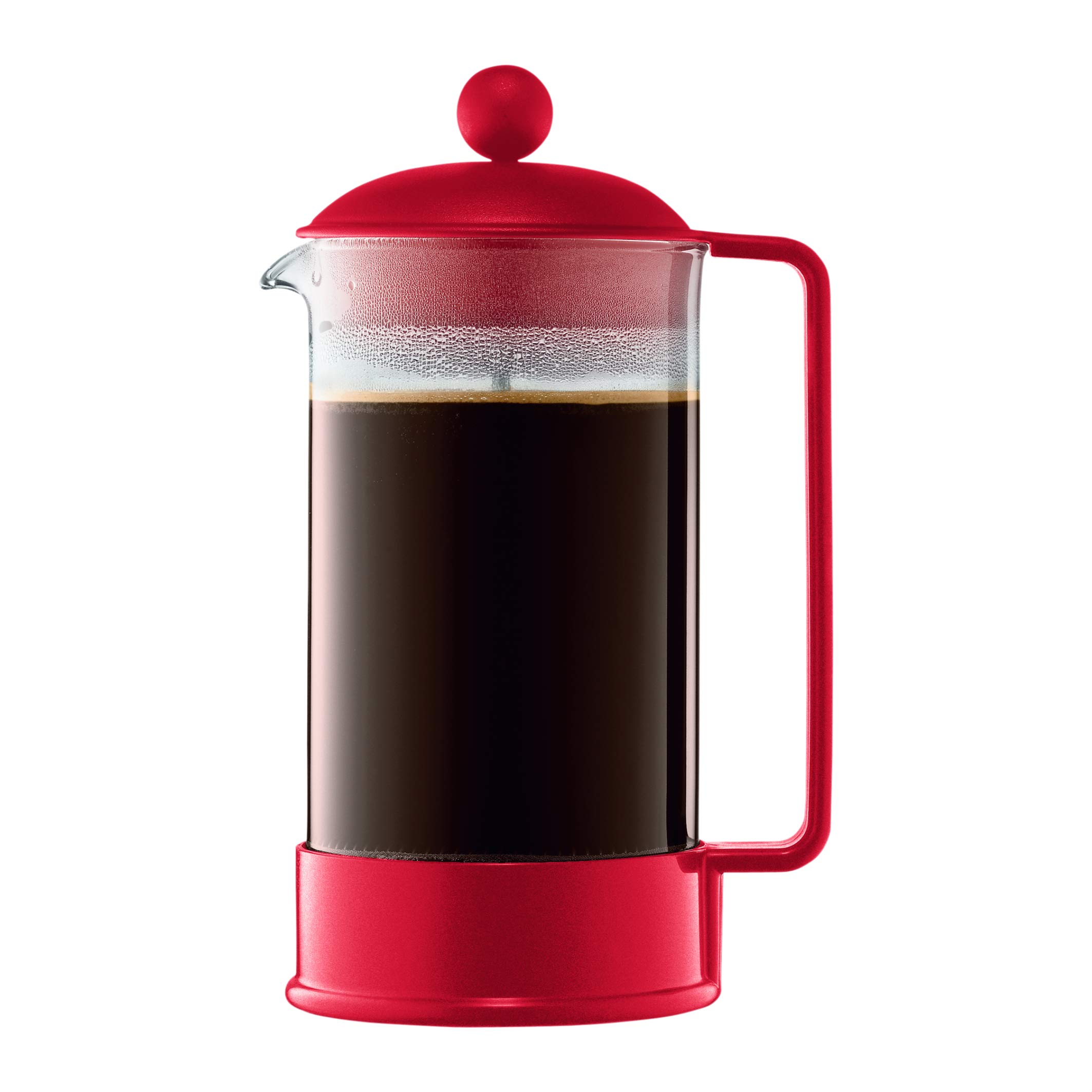 Foto 2 pulgar | Cafetera Bodum Brazil French Press  1 Litro  Borosilicato Rojo - Venta Internacional.