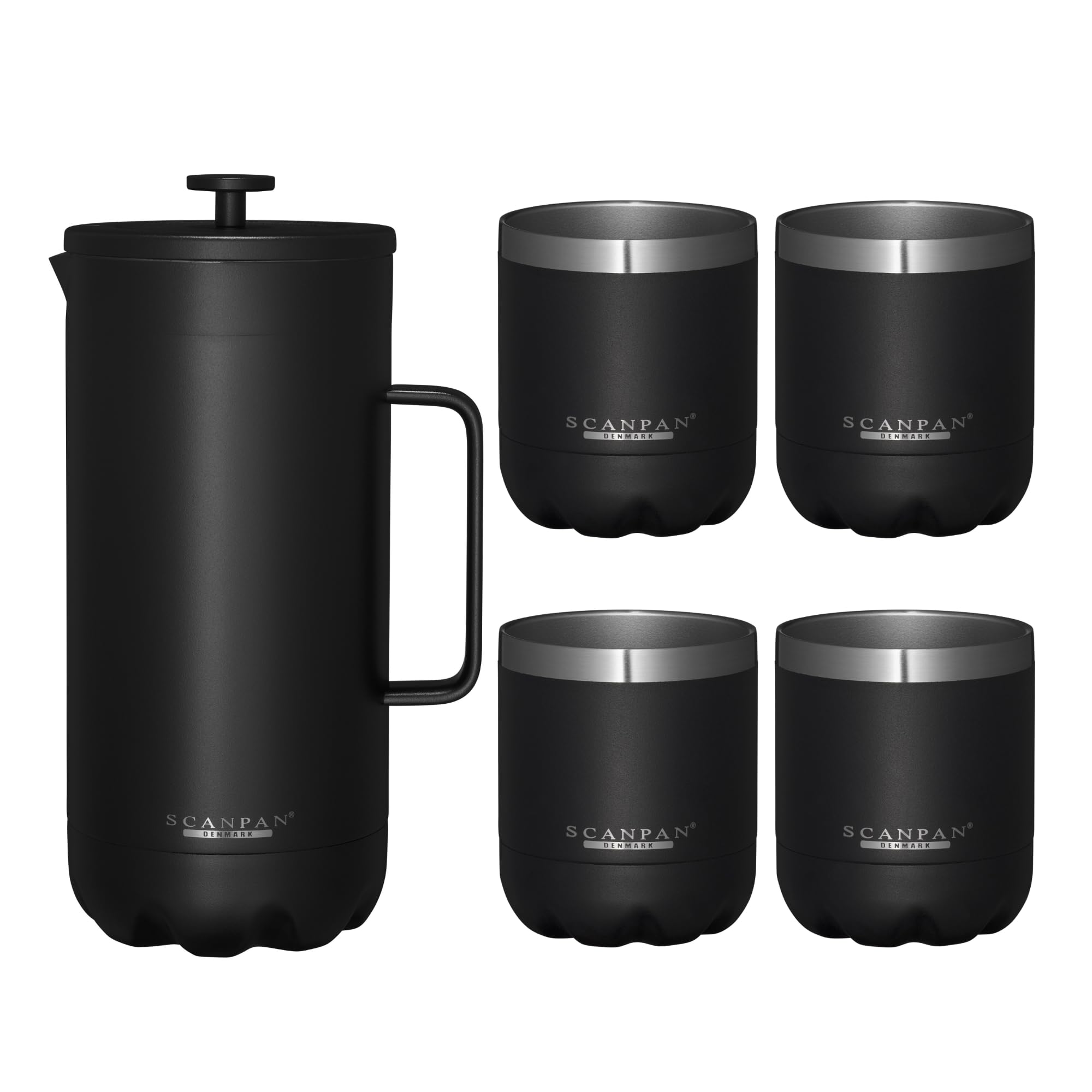 Cafetera Francesa Scanpan To Go 1.0l Con 4 Tazas - Venta Internacional.