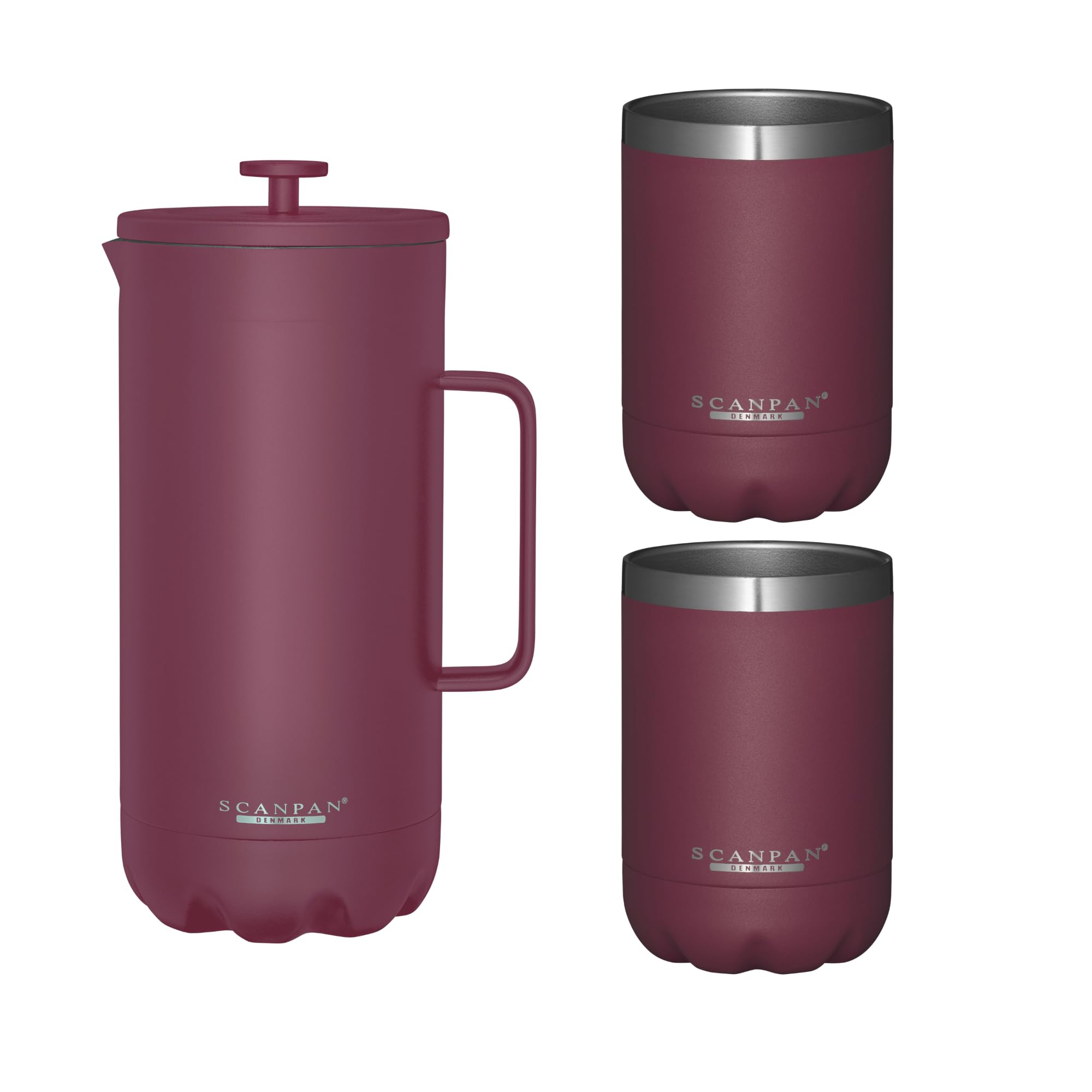Cafetera Francesa Scanpan To Go 1.0l Con 2 Tazas - Venta Internacional.