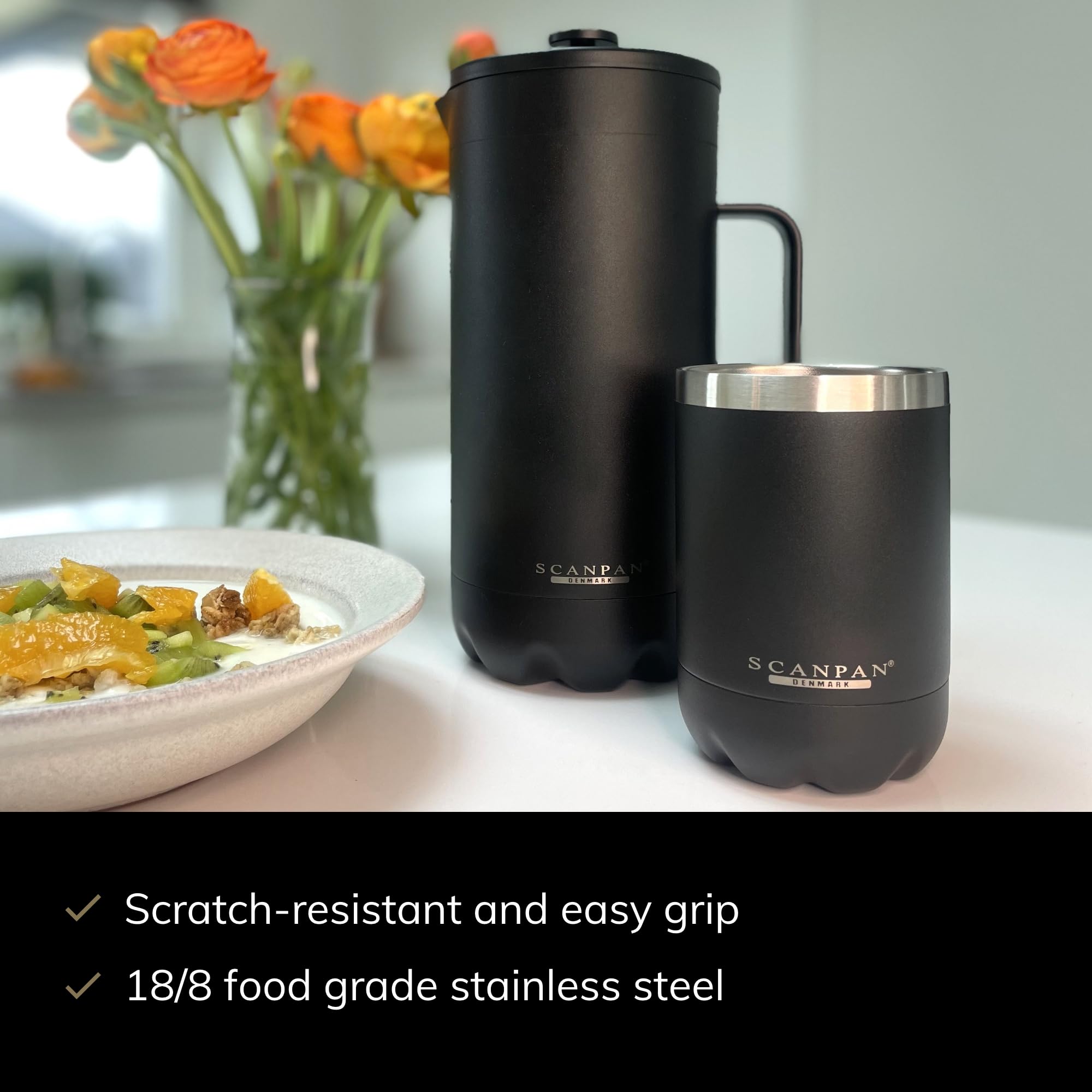 Foto 4 | Cafetera Francesa Scanpan To Go 1.0l Con 2 Tazas - Venta Internacional.
