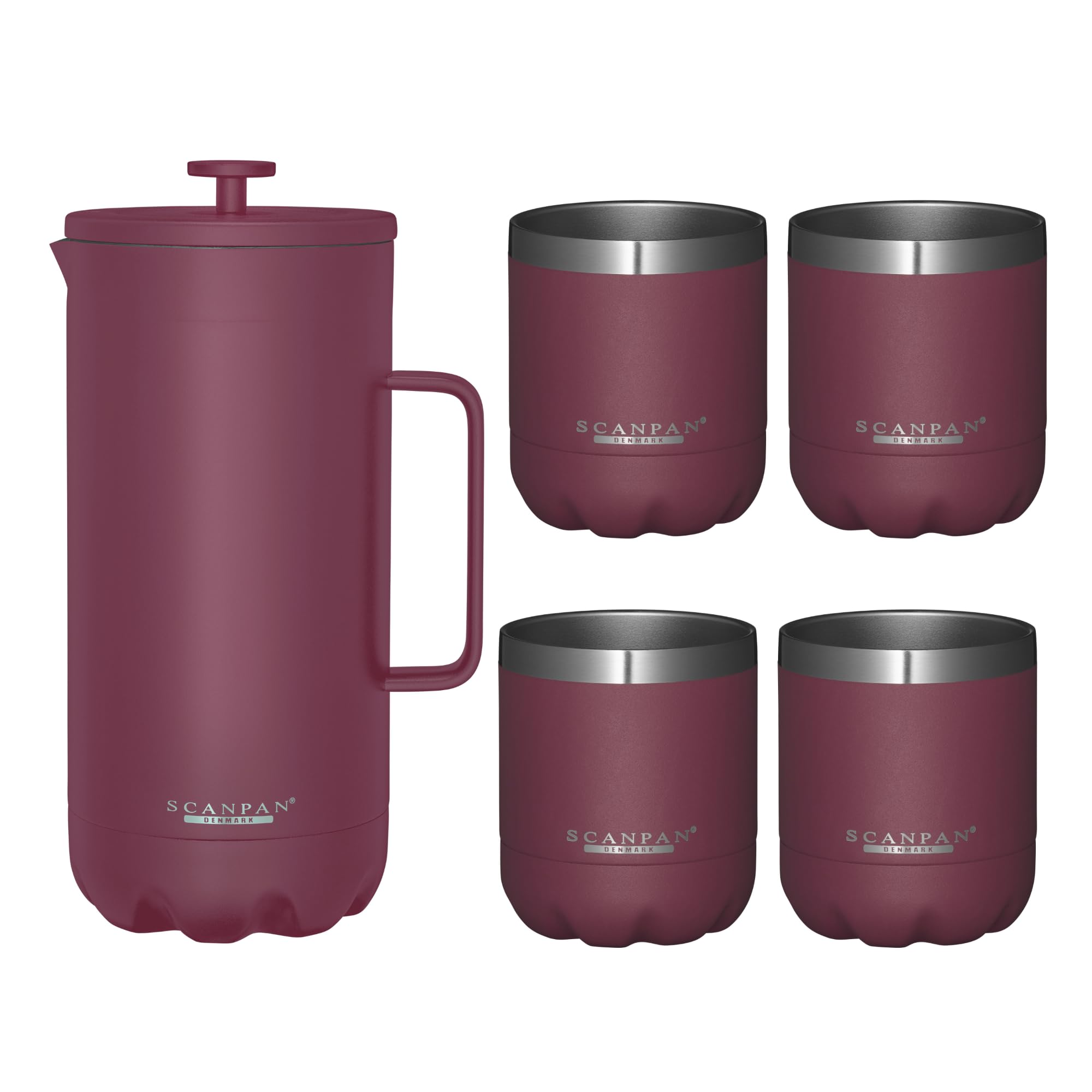 Cafetera Francesa Scanpan To Go 1.0l Con 4 Tazas - Venta Internacional.