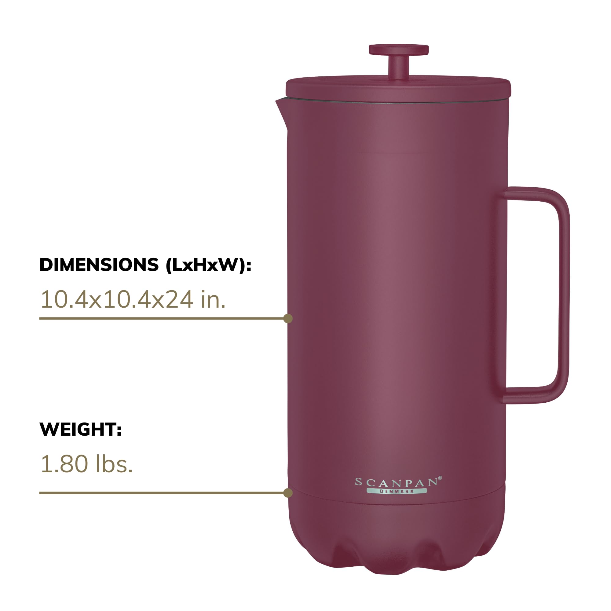 Foto 4 pulgar | Cafetera Francesa Scanpan To Go 1.0l Con 4 Tazas - Venta Internacional.