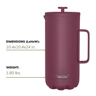 Foto 3 | Cafetera Francesa Scanpan To Go 1.0l Con 4 Tazas - Venta Internacional.
