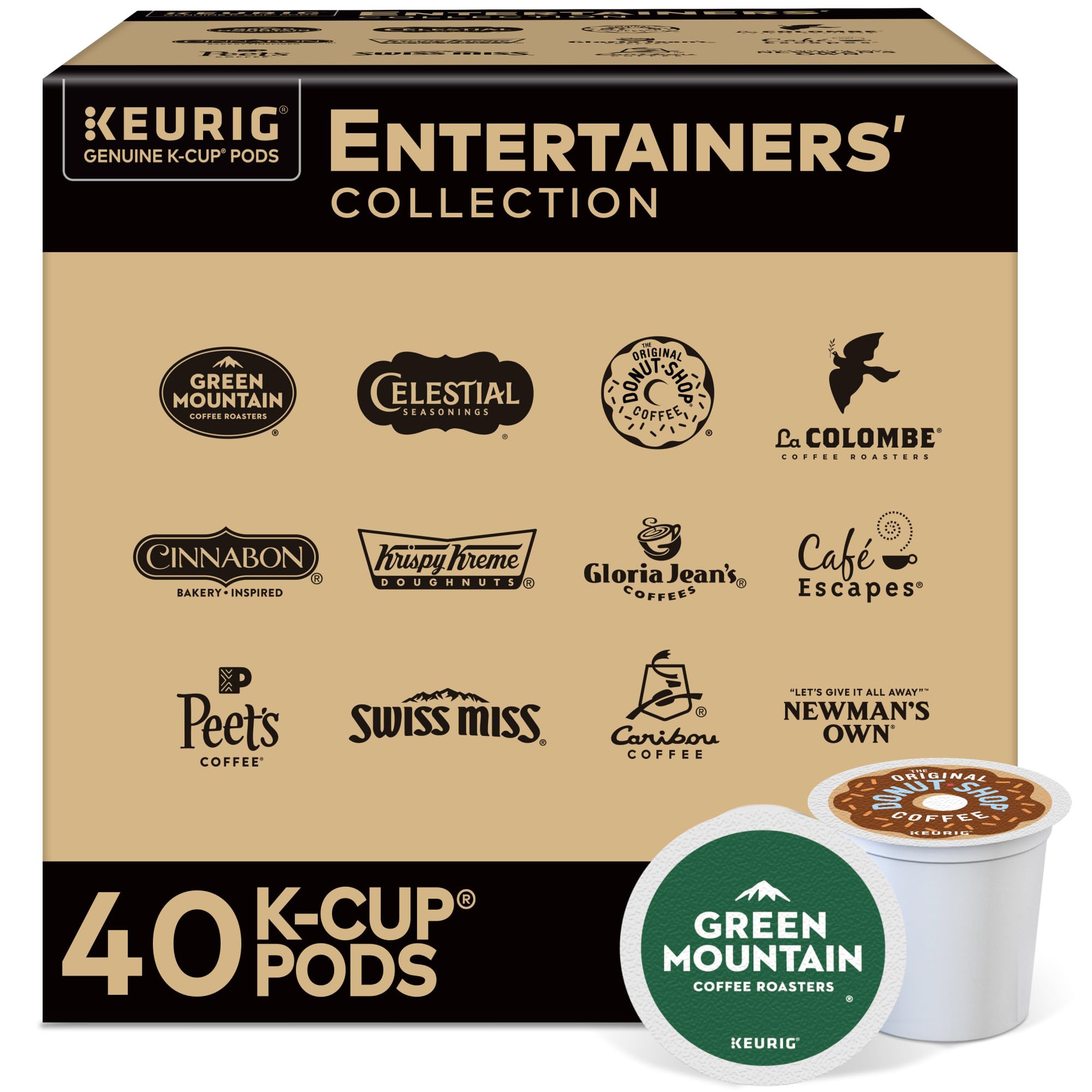 Foto 1 | Paquete Variado De Café Keurig Entertainers 40 Cápsulas K-cup - Venta Internacional.