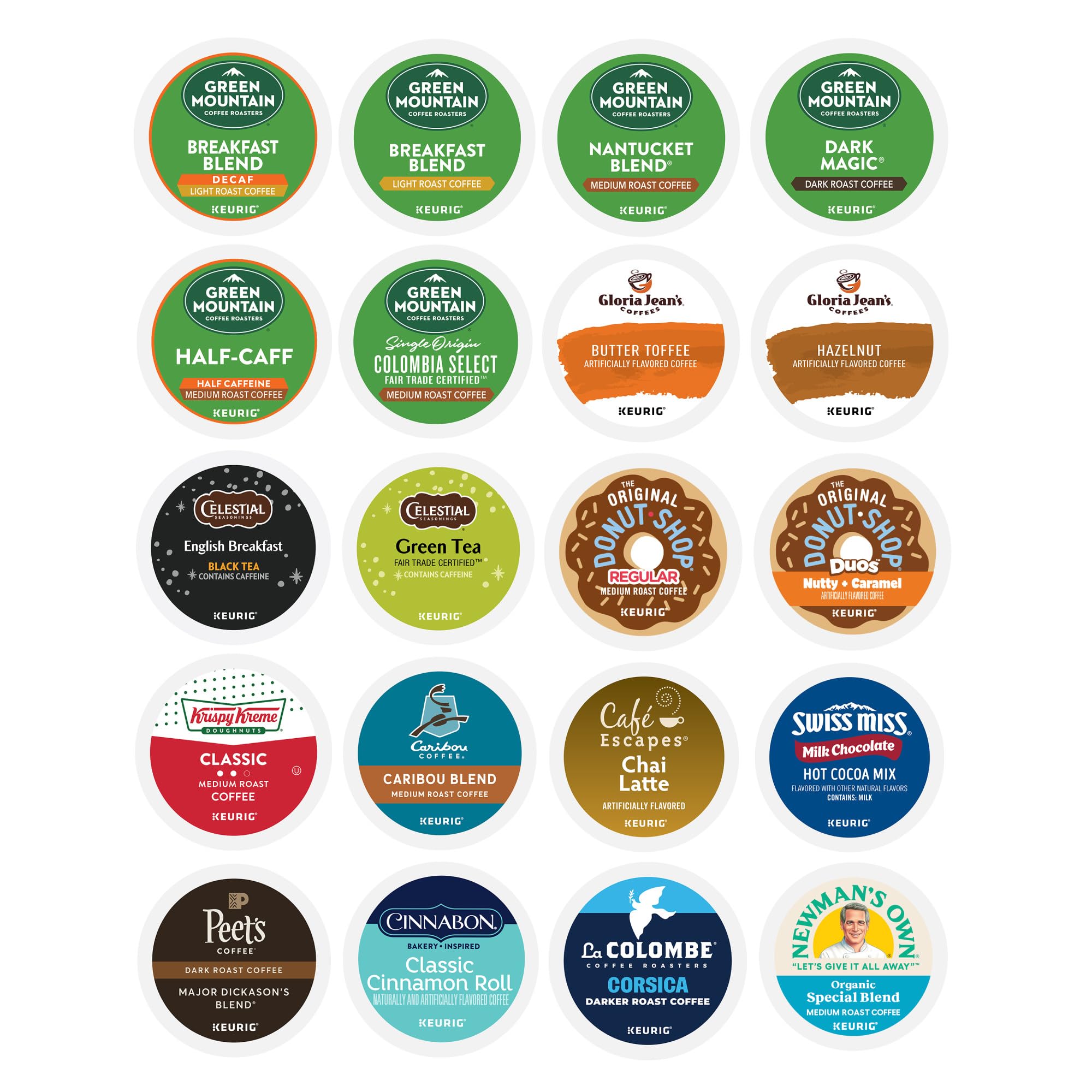 Foto 3 | Paquete Variado De Café Keurig Entertainers 40 Cápsulas K-cup - Venta Internacional.