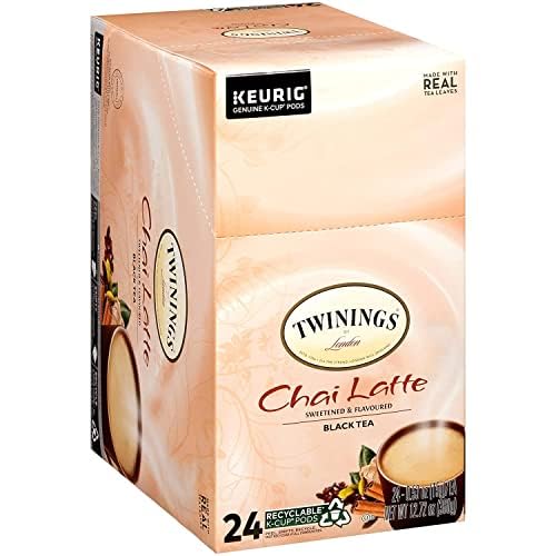 Foto 3 pulgar | Cápsulas Negras K-cup De Tea Twinings Chai Latte  24 Unidades (paquete De 1) - Venta Internacional.