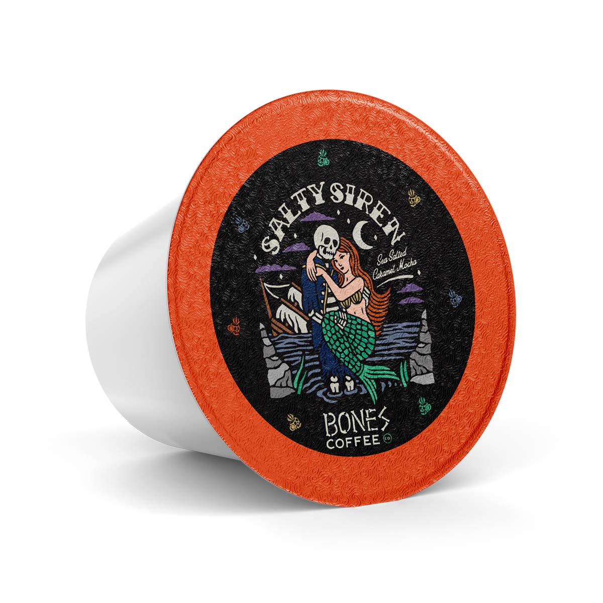 Coffee Pods Bones Salty Siren  12 Unidades  Compatibles Con Keurig - Venta Internacional.