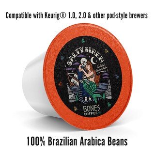 Foto 4 | Coffee Pods Bones Salty Siren 12 Unidades Compatibles Con Keurig - Venta Internacional.