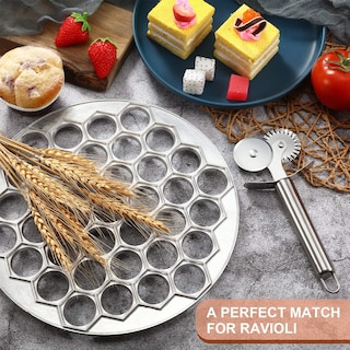 Foto 4 | Venta Internacional- Molde de Metal Pelmeni para Albóndigas con Cortador de Ravioles Jieyou