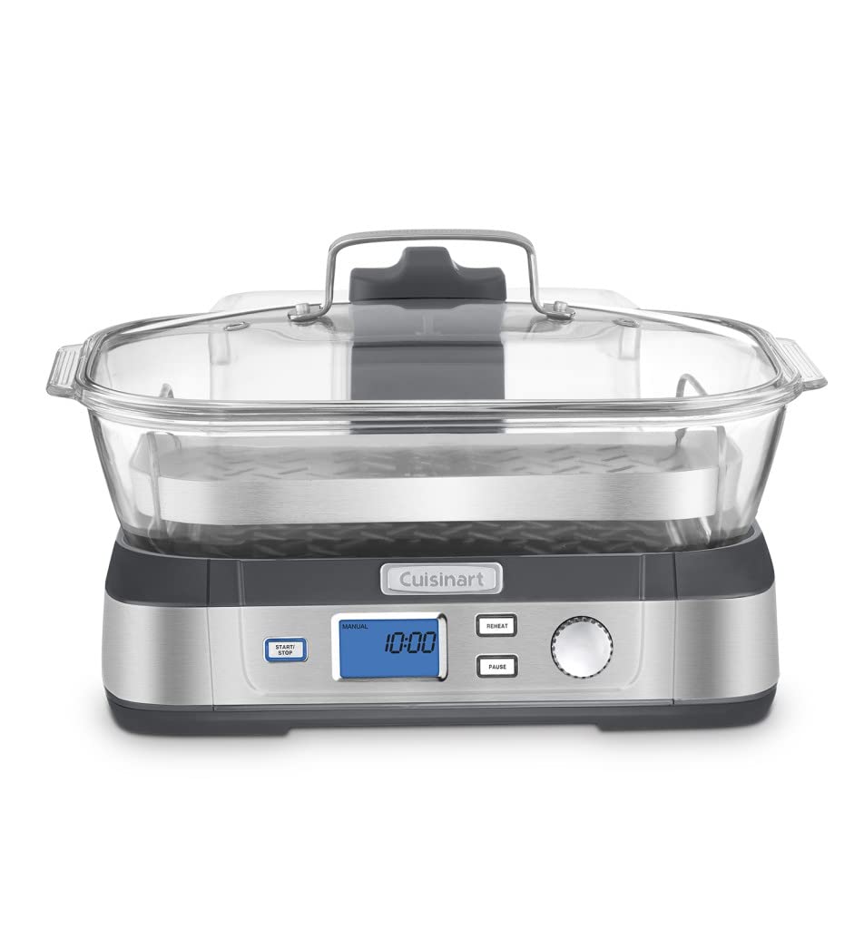 Foto 2 pulgar | Vaporizador Cuisinart Stm-1000 Cook Fresh Digital De Vidrio, 5 Litros - Venta Internacional.